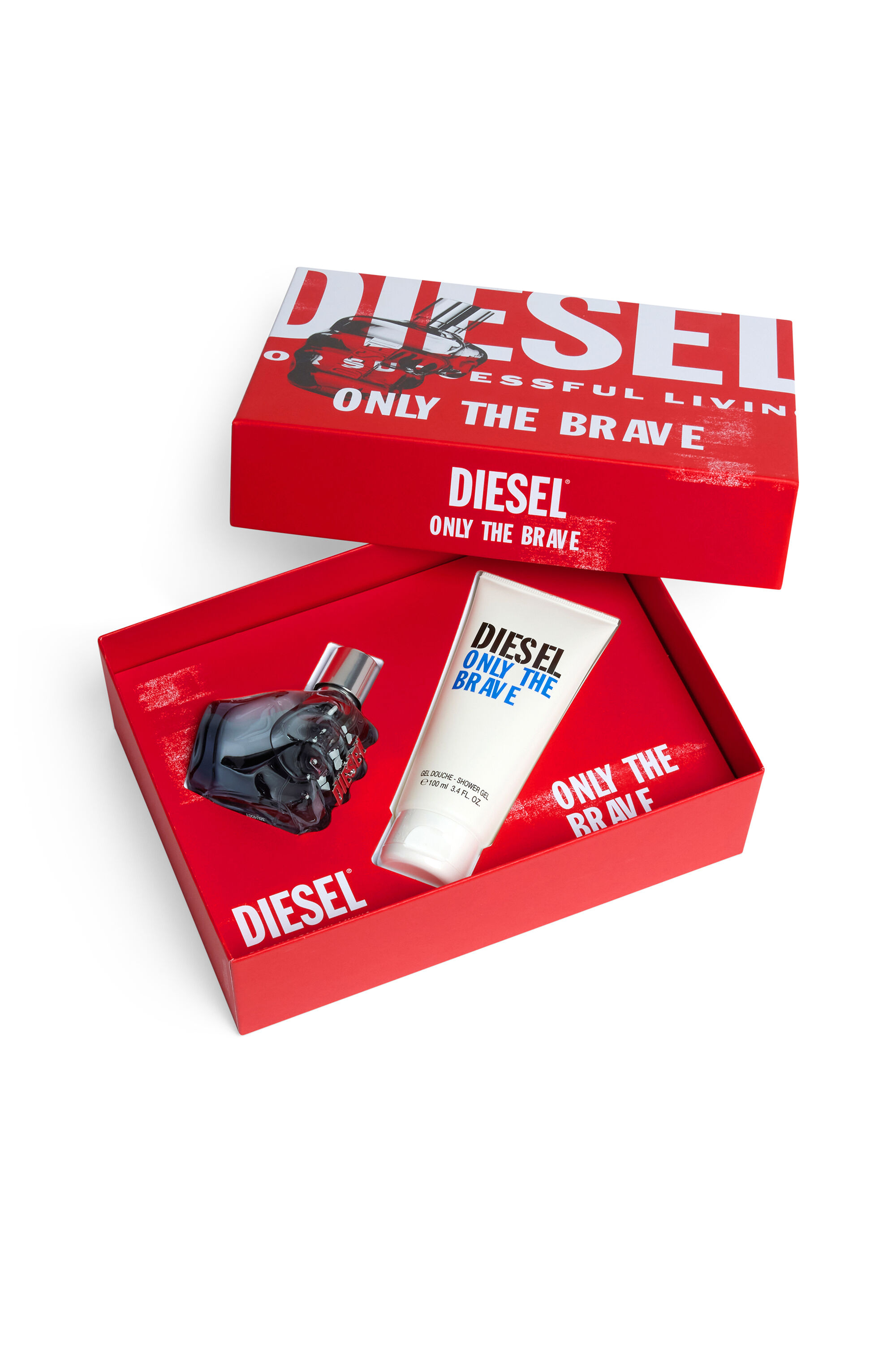 diesel only the brave eau de toilette 50ml gift set