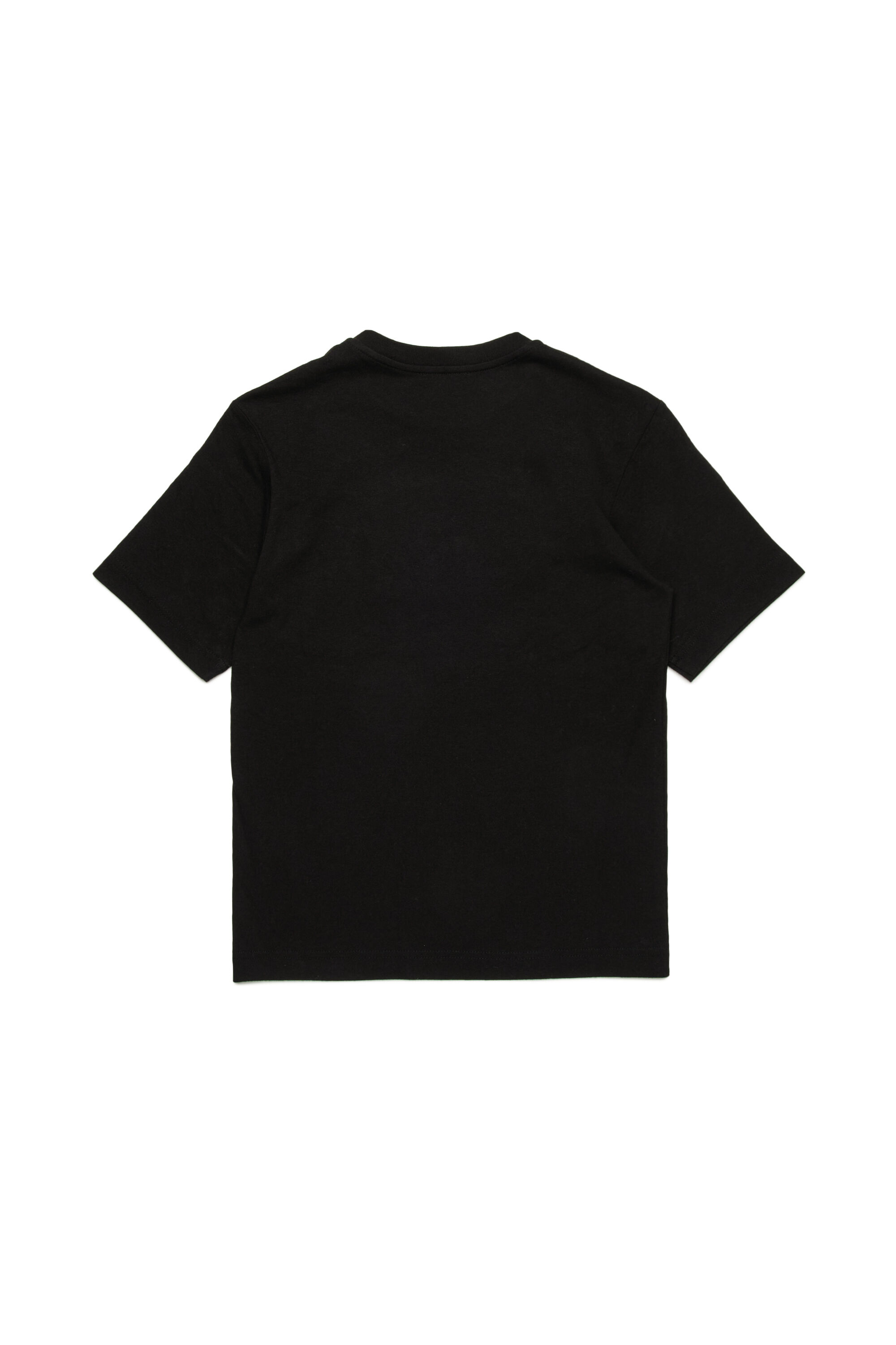 T-shirt with Oval D outline logo | Black | 4-16 YEARS Boys | Diesel