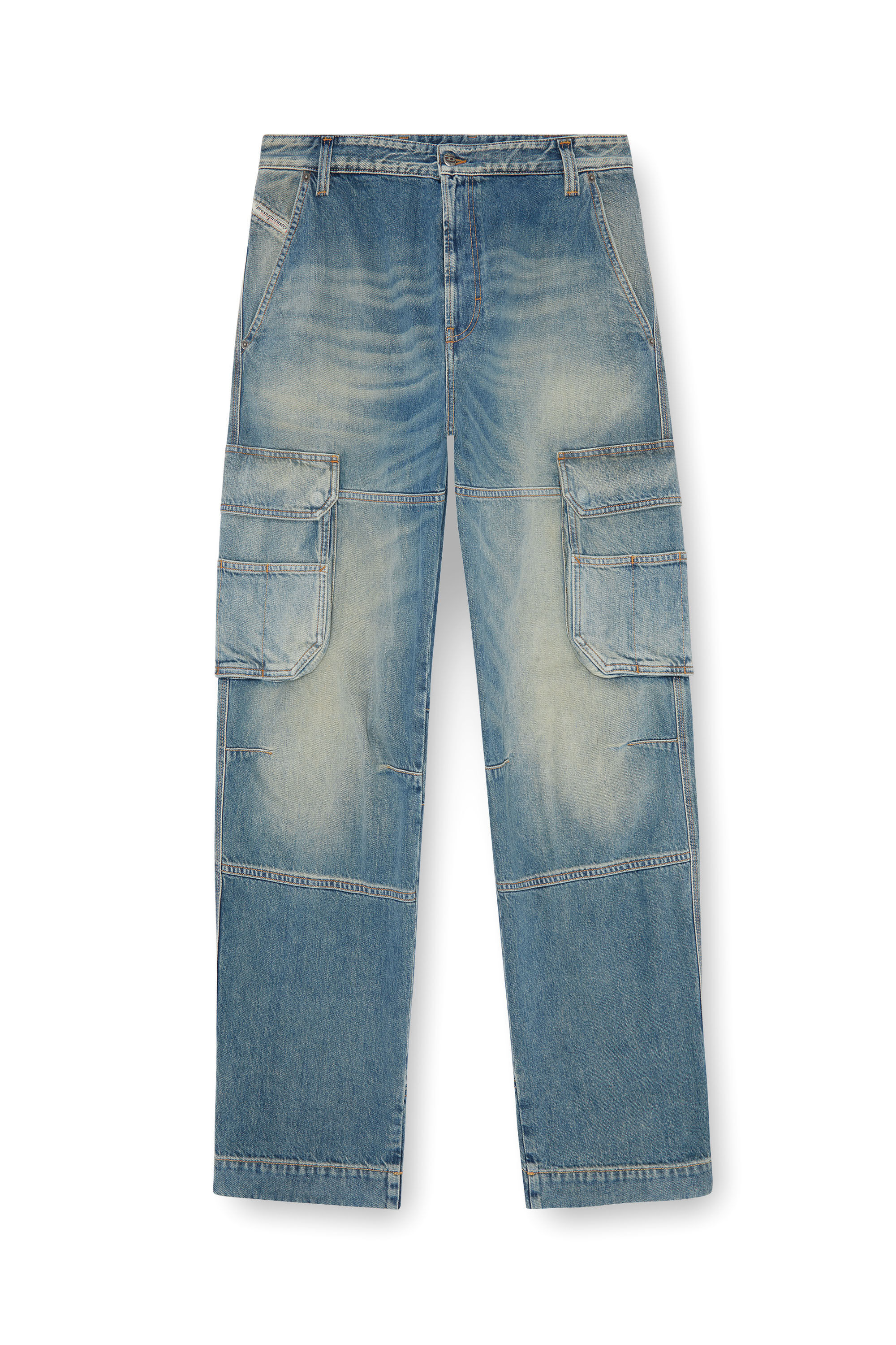 Men's Relaxed Jeans | Light Blue | Diesel D-Fish