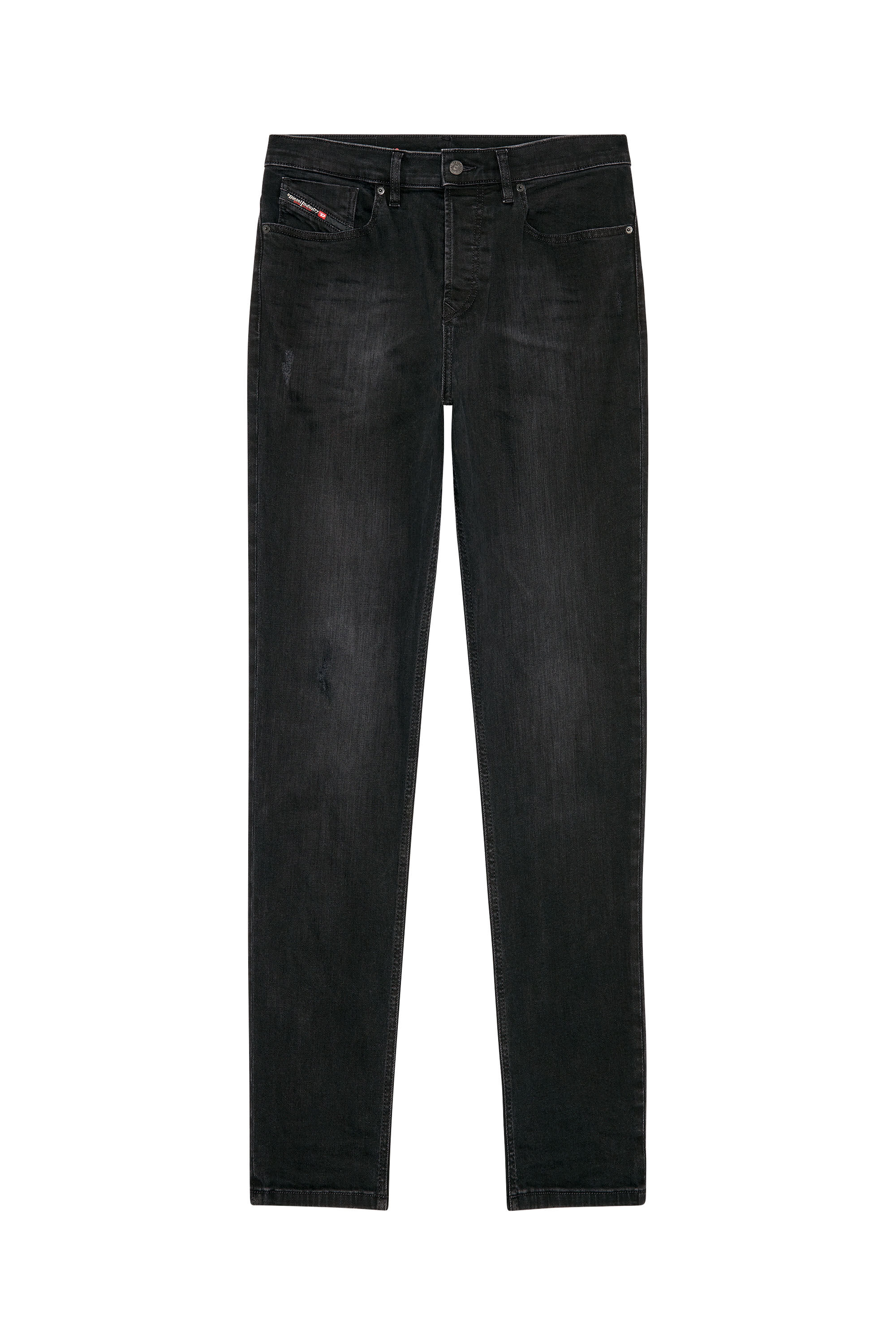 Diesel - 2005 D-Fining 0TFAS Tapered Jeans, Black/Dark grey - Image 2