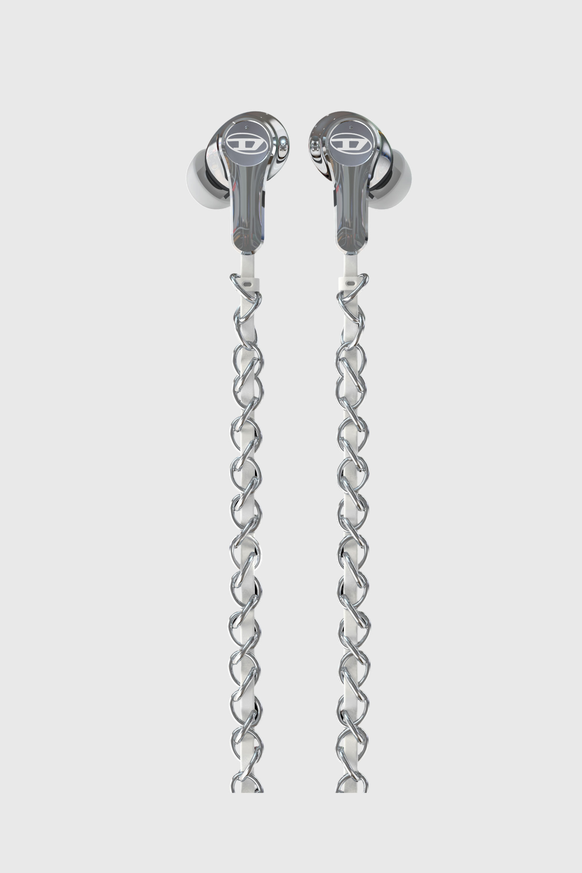 Women's Wired Earbuds and charms | Silver | Diesel {{Country}}