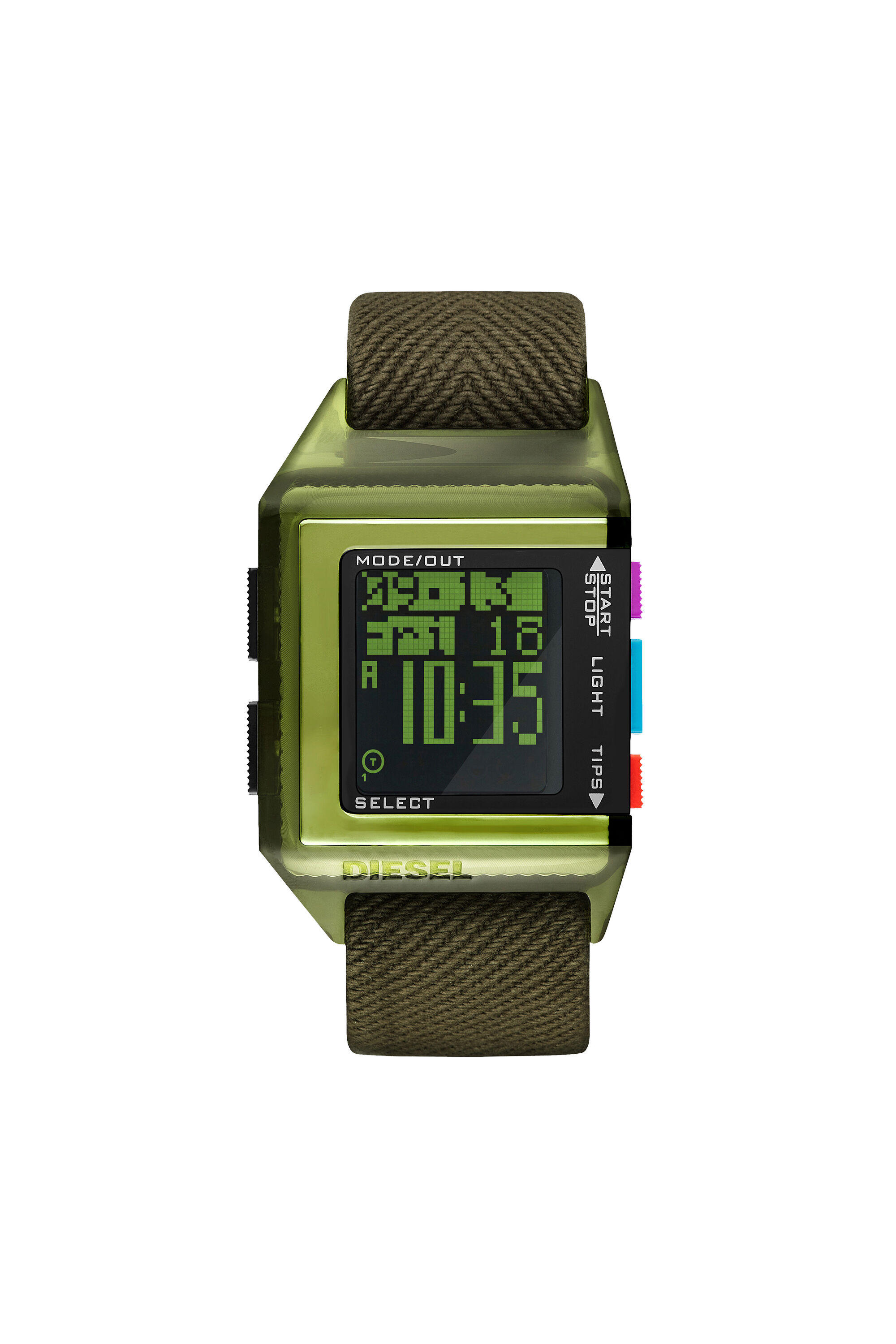 DZ1880 Man: 40th anniversary green fabric watch | Diesel