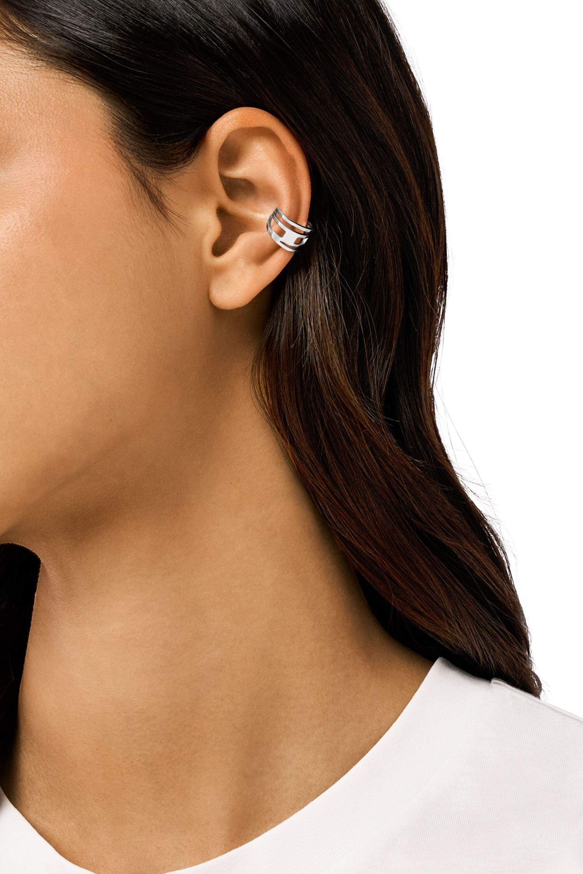 Women's Stainless Steel Ear Cuff | Silver | Diesel