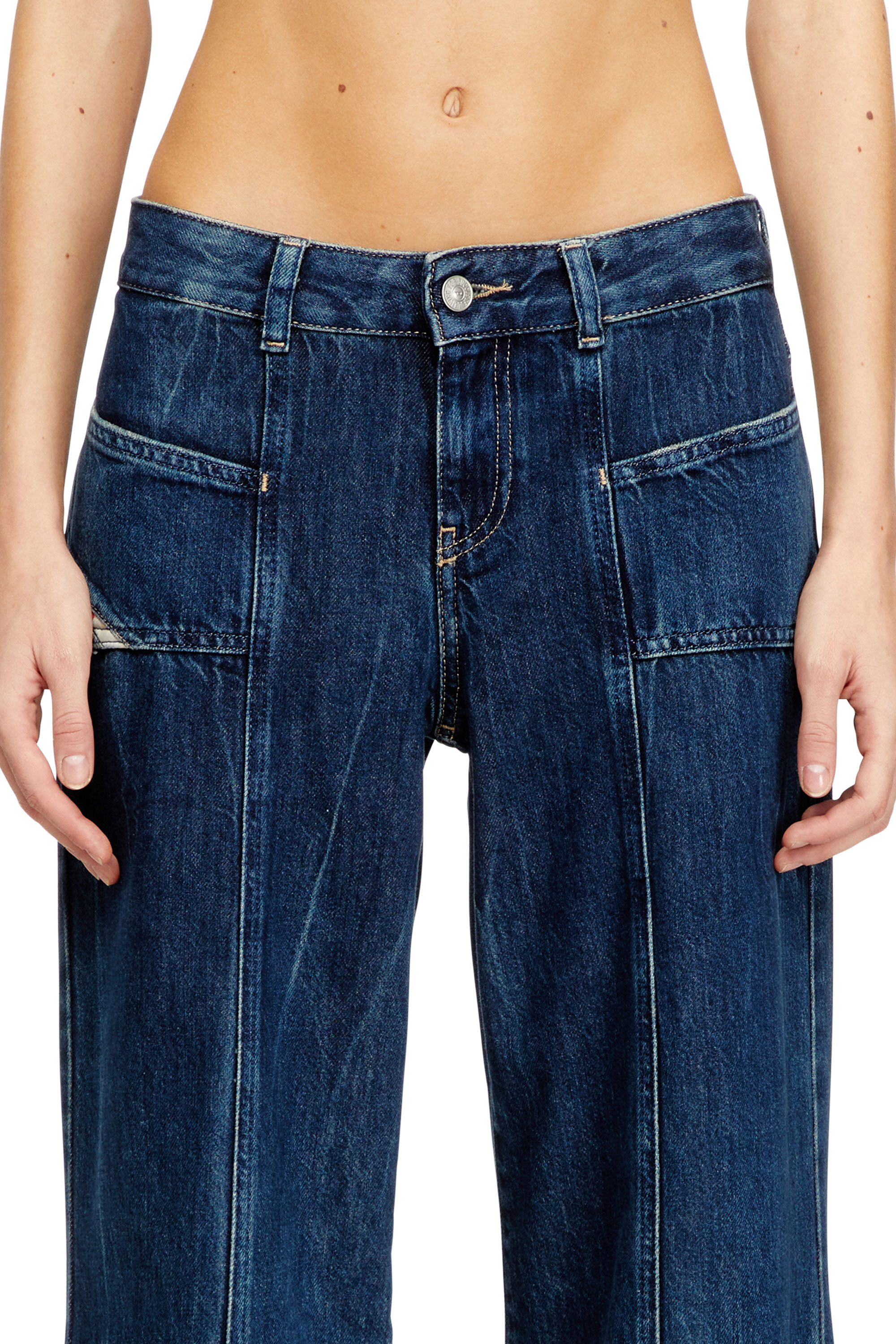 Women's Flare Jeans | Medium blue | Diesel D-Akii