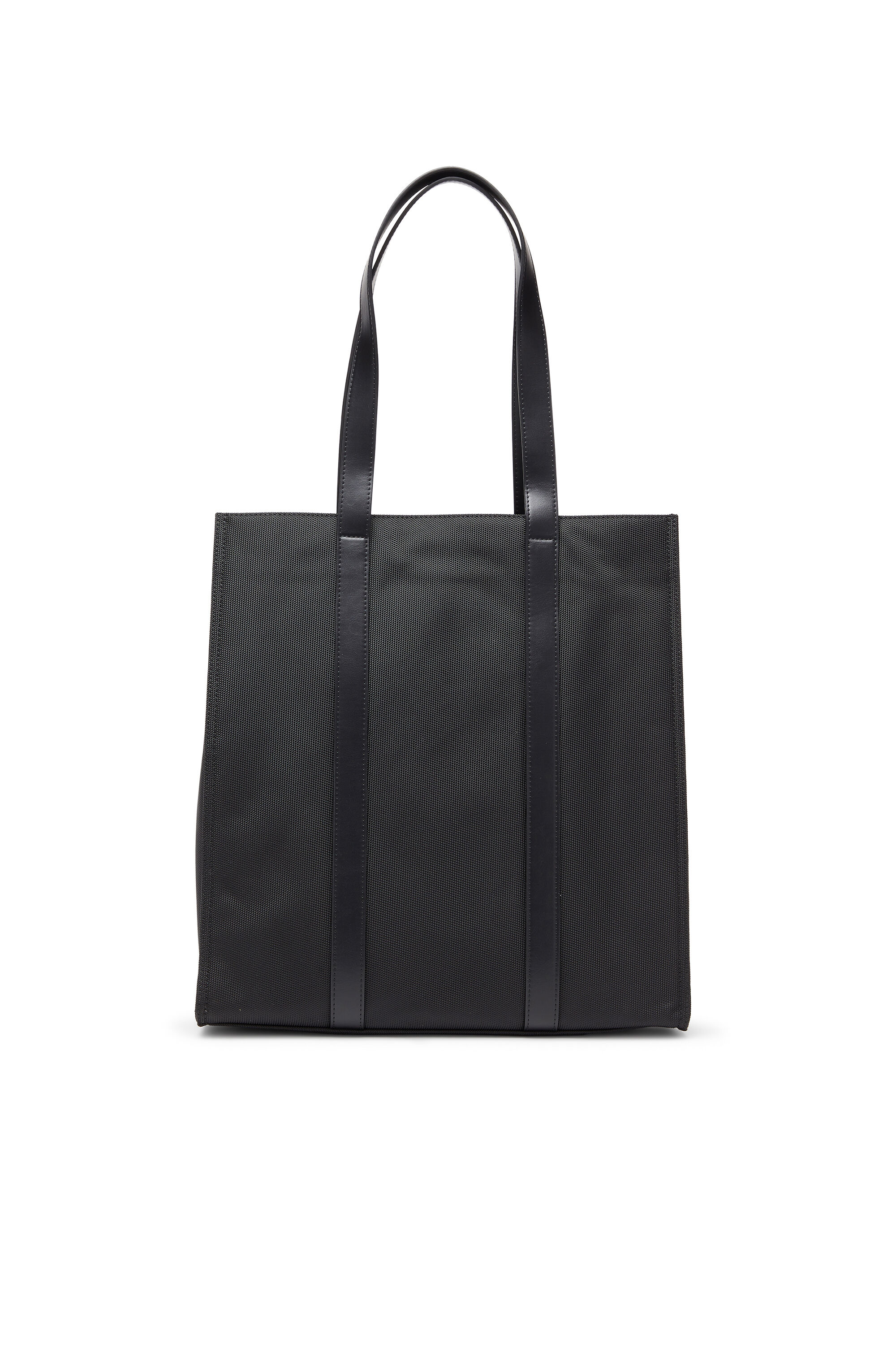 Diesel - MULTI-PKTS TOTE X, Unisex's Multi-Pkts - Shopping bag with flap pocket and zip in Black - 2