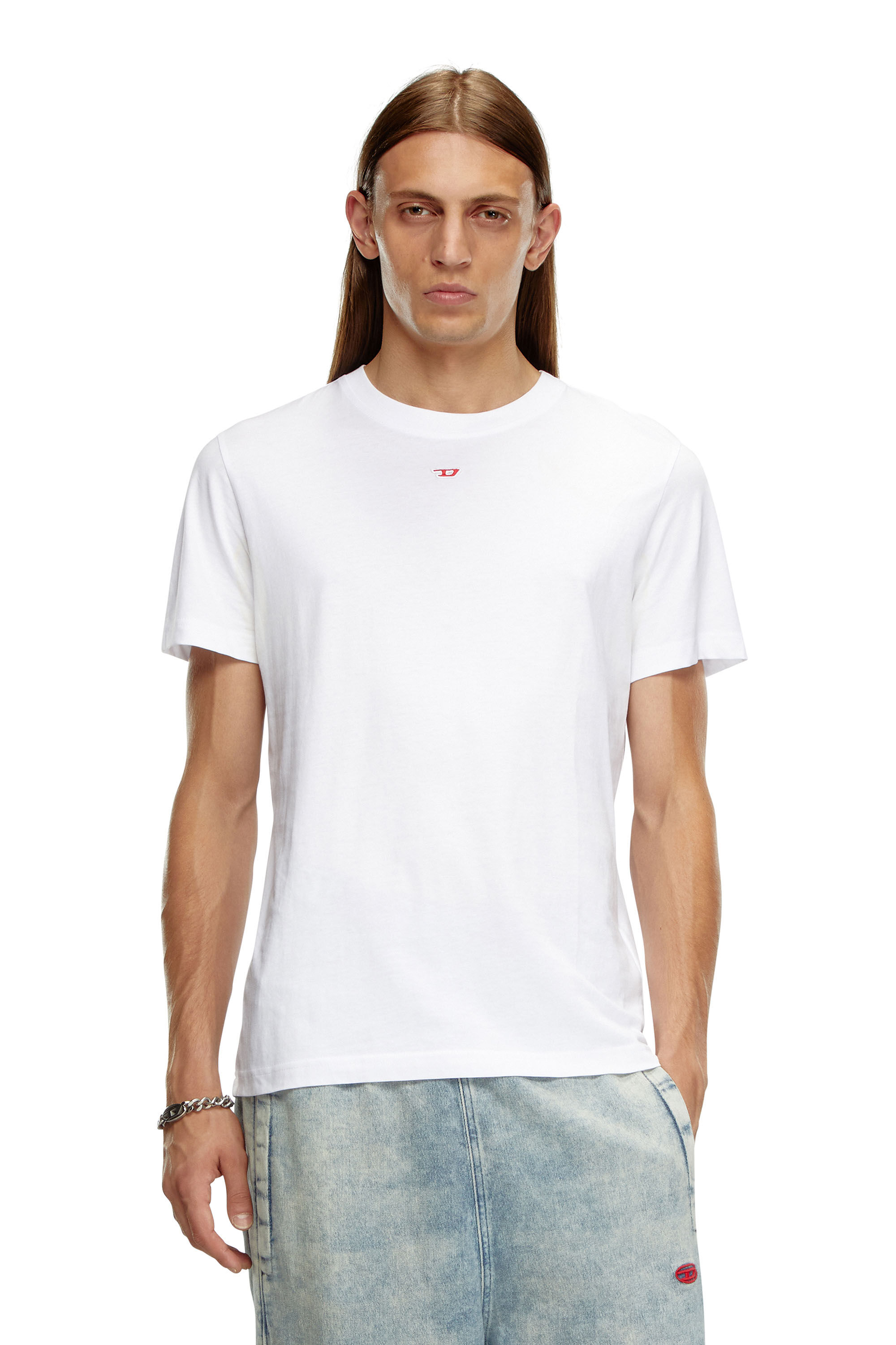 T DIEGOR D Man T shirt with D patch Diesel