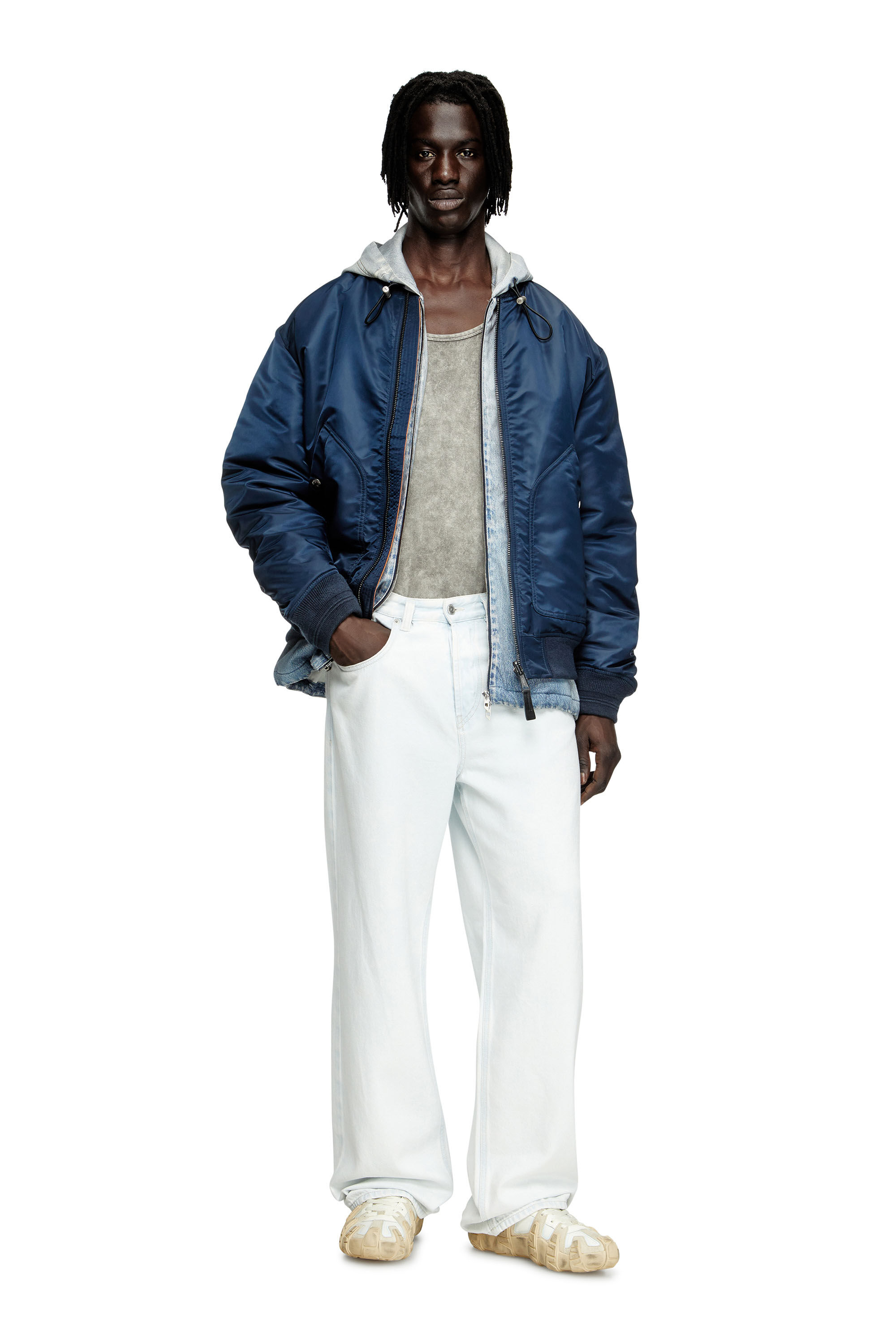 Men's Relaxed Jeans | Light Blue | Diesel 2001 D-Macro
