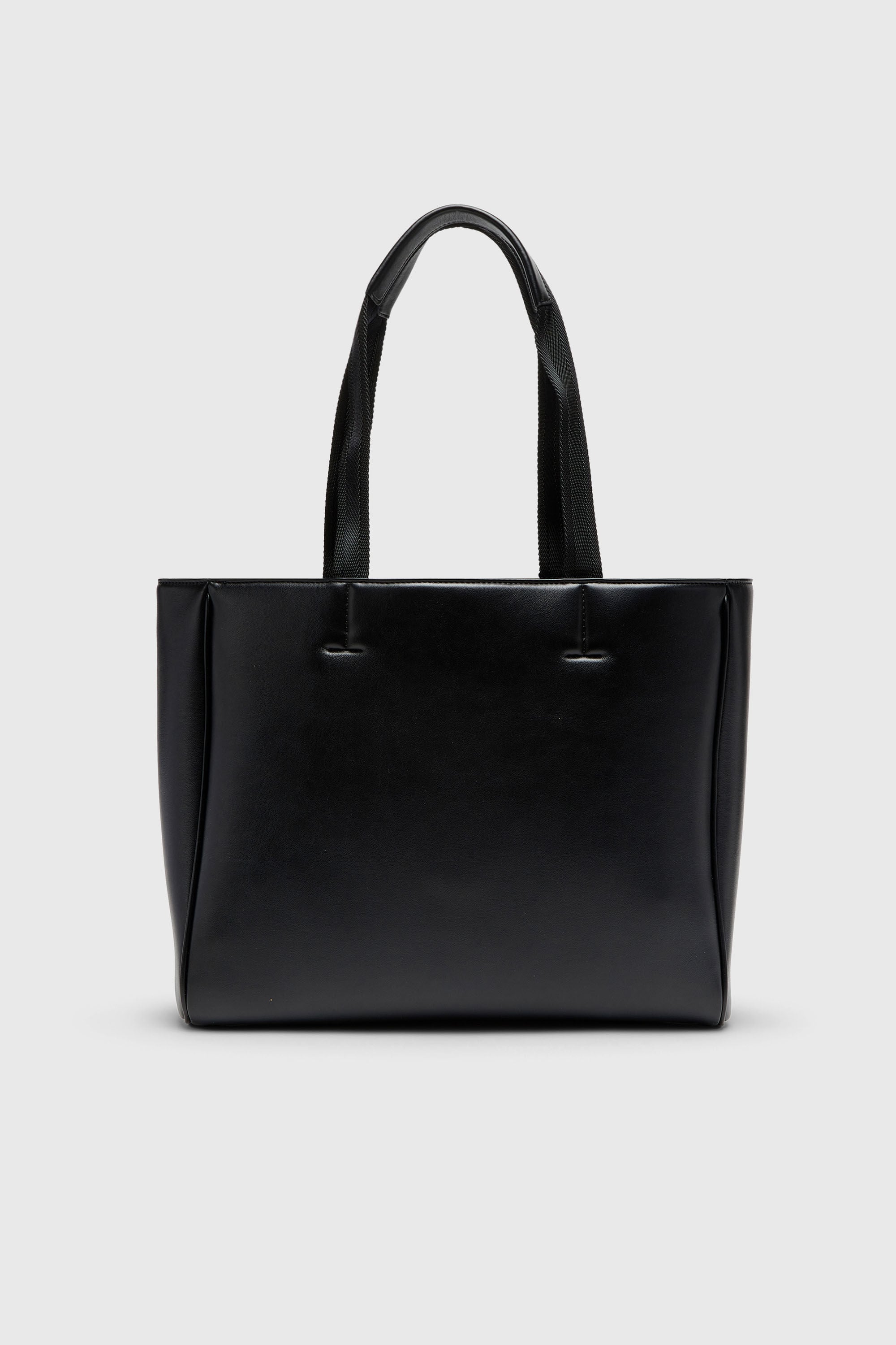 Women's Holi-D-Square shopper in bonded neoprene | Black | Diesel