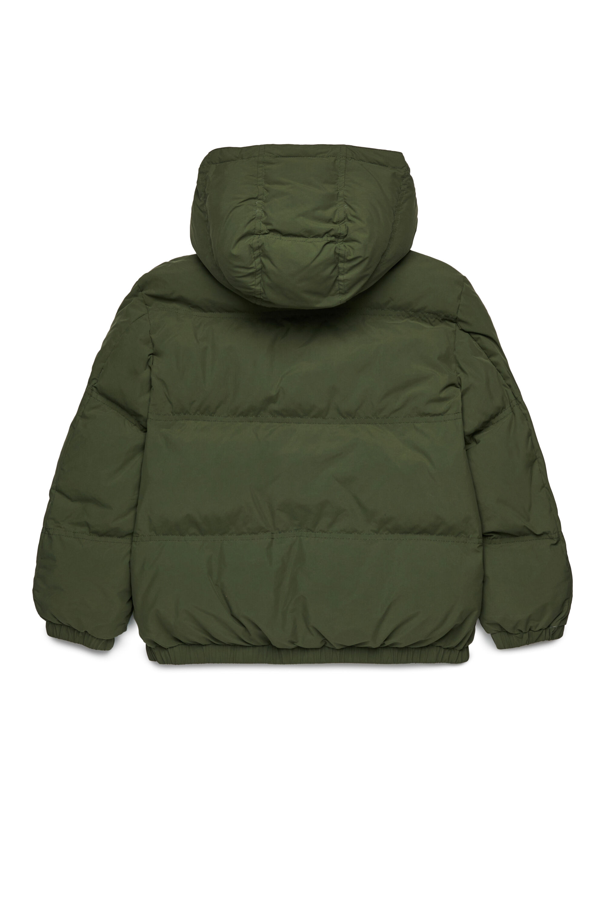 Diesel - JWRAVEEL, Unisex's Nylon jacket with hood in Green - 2