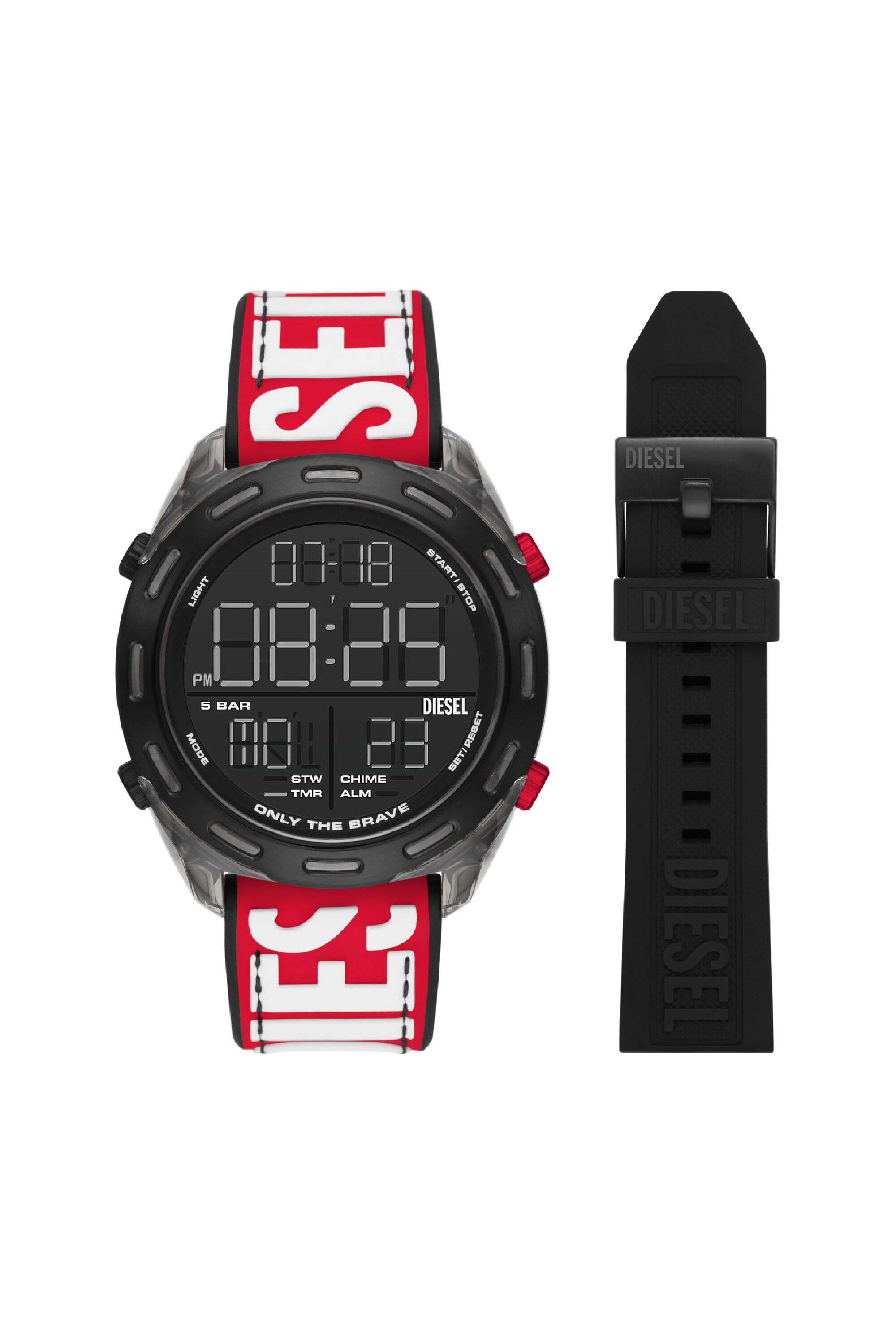Men's Crusher Digital watch and interchangeable strap set