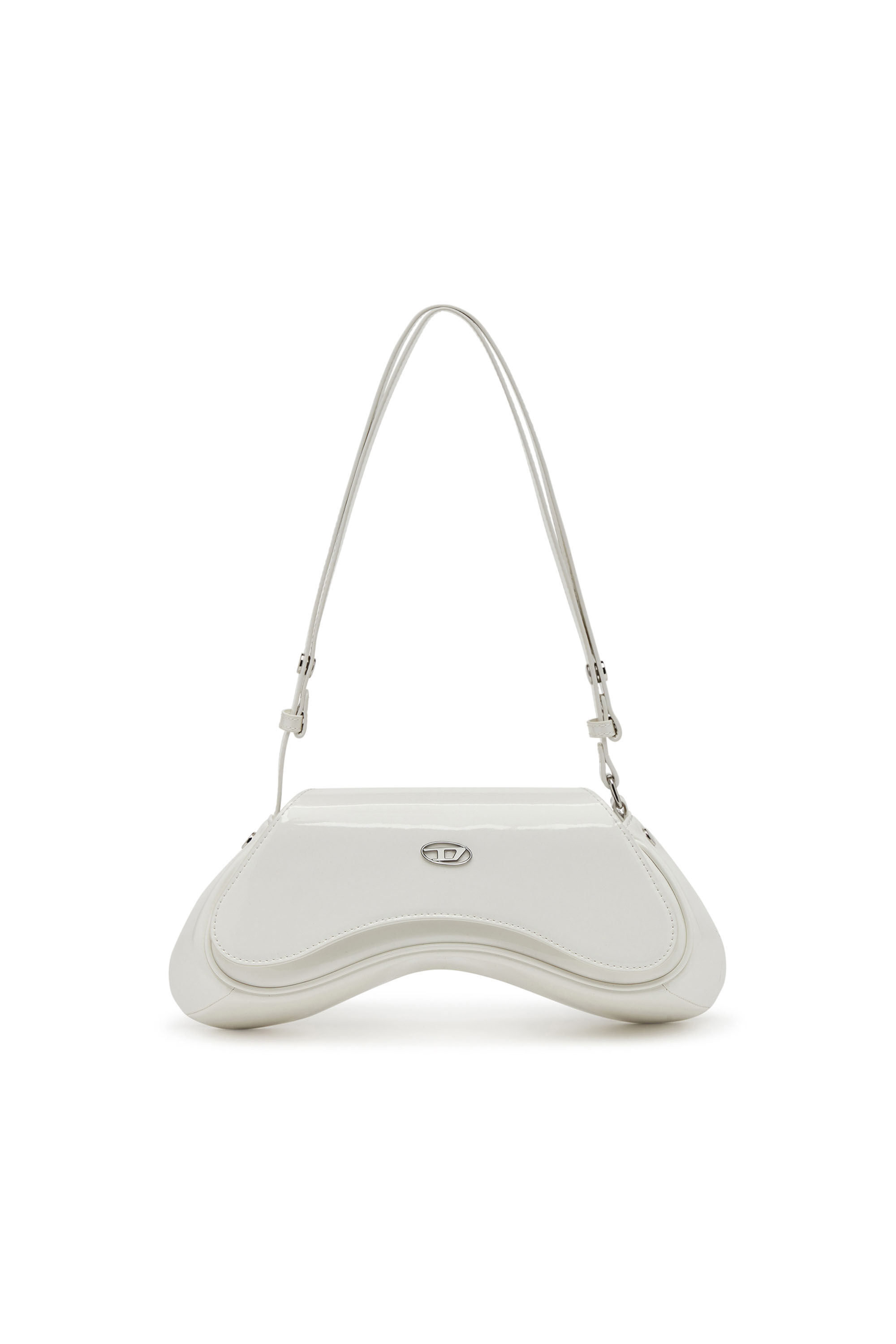Women's Play-Glossy crossbody bag | White | Diesel