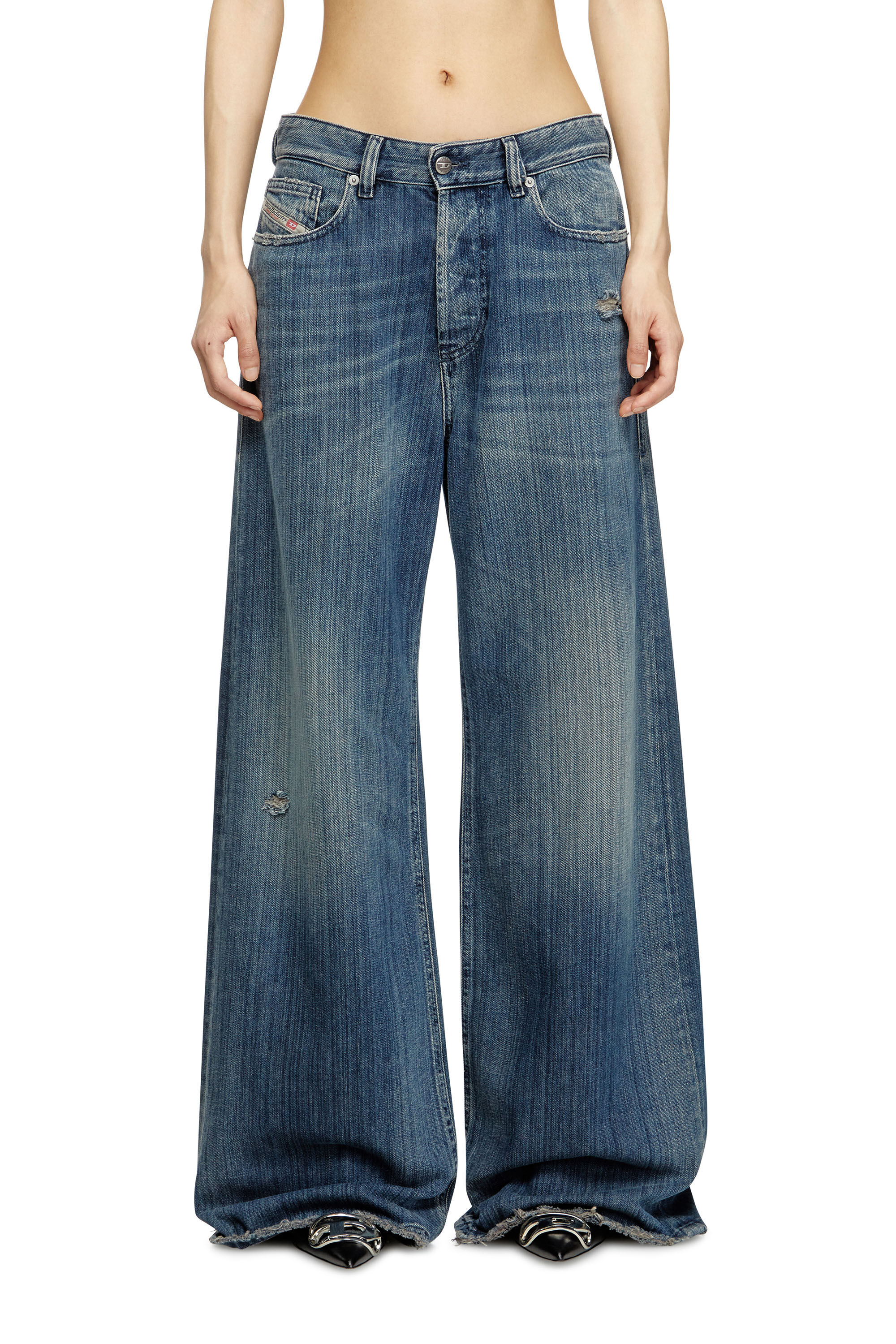 Women's Relaxed Jeans | Dark Blue | Diesel 1996 D-Sire