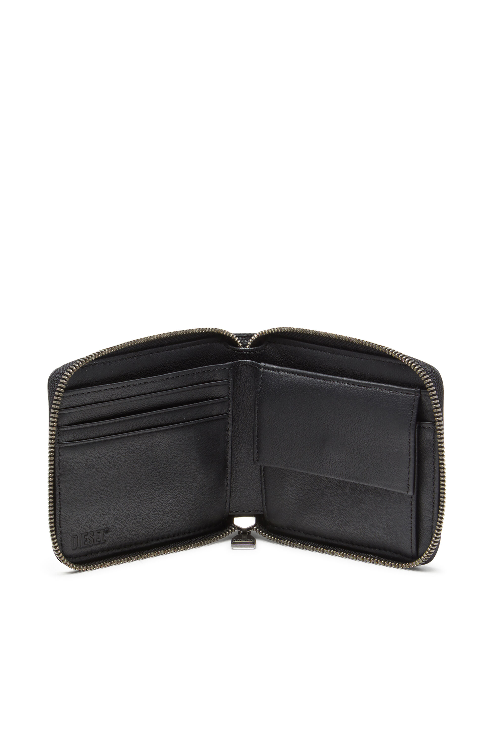 小物 DECi Small Round Zip Wallet BLACK Small Round Zip Wallet | DECi