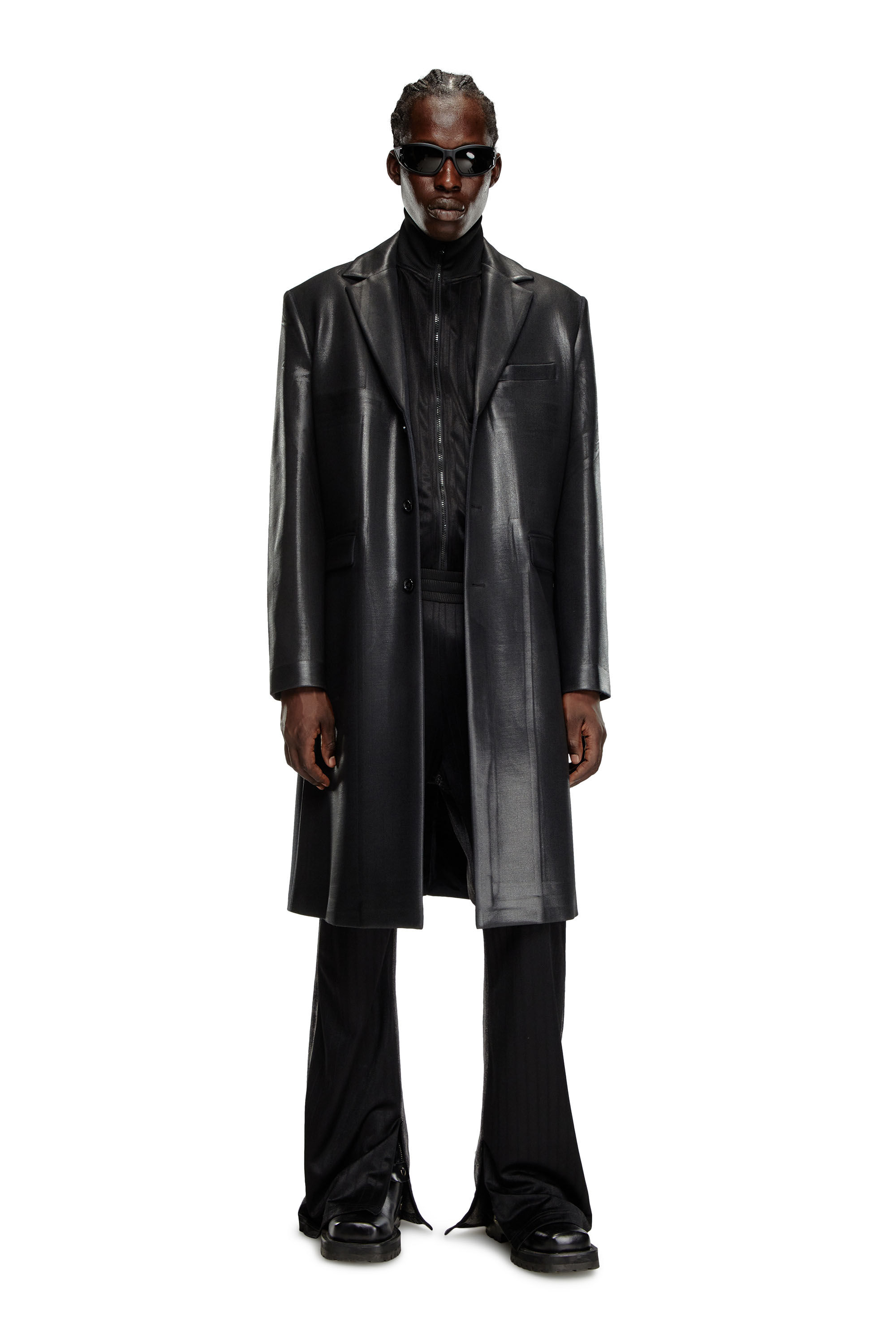 Diesel wool coat discount