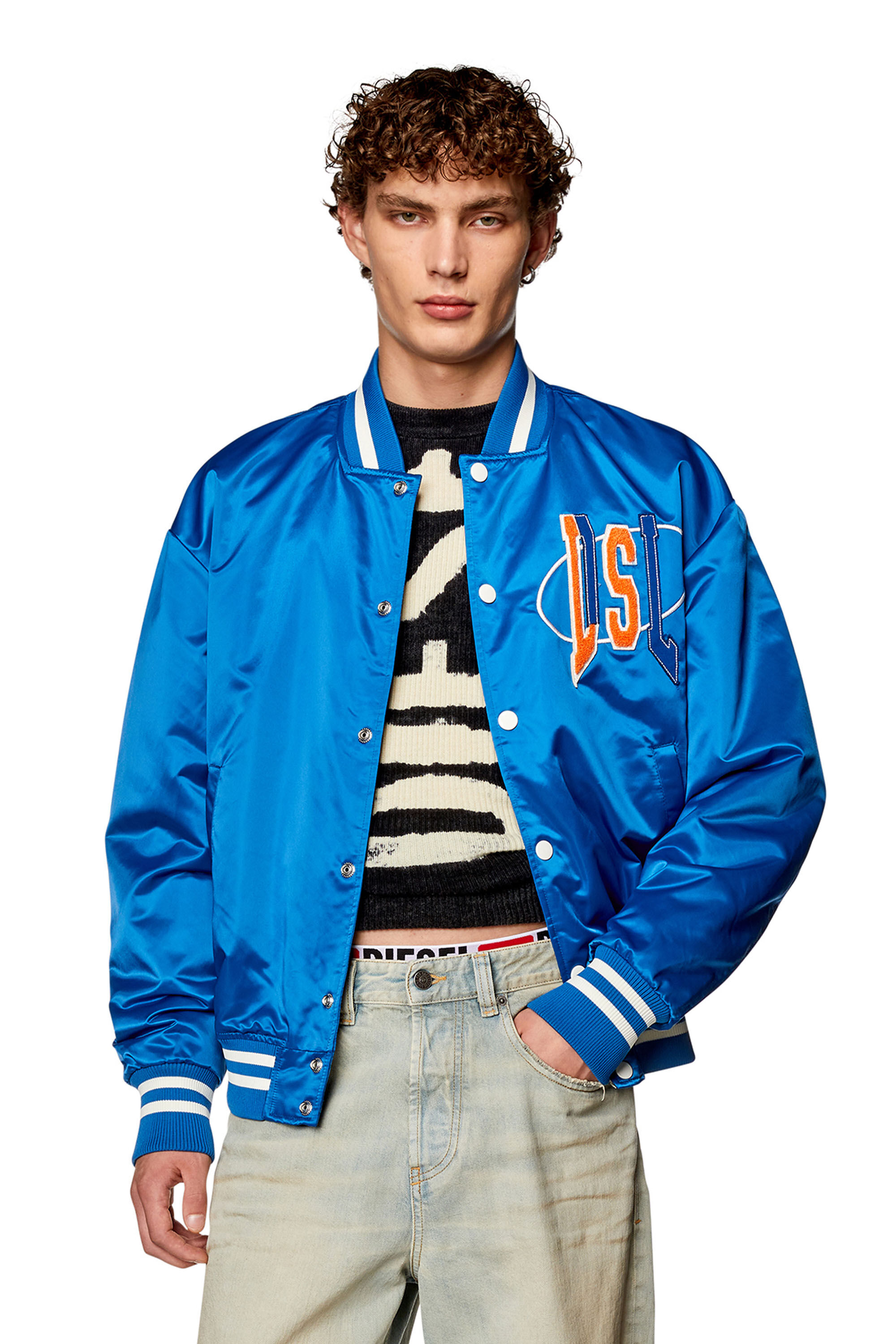 Diesel blue jacket store