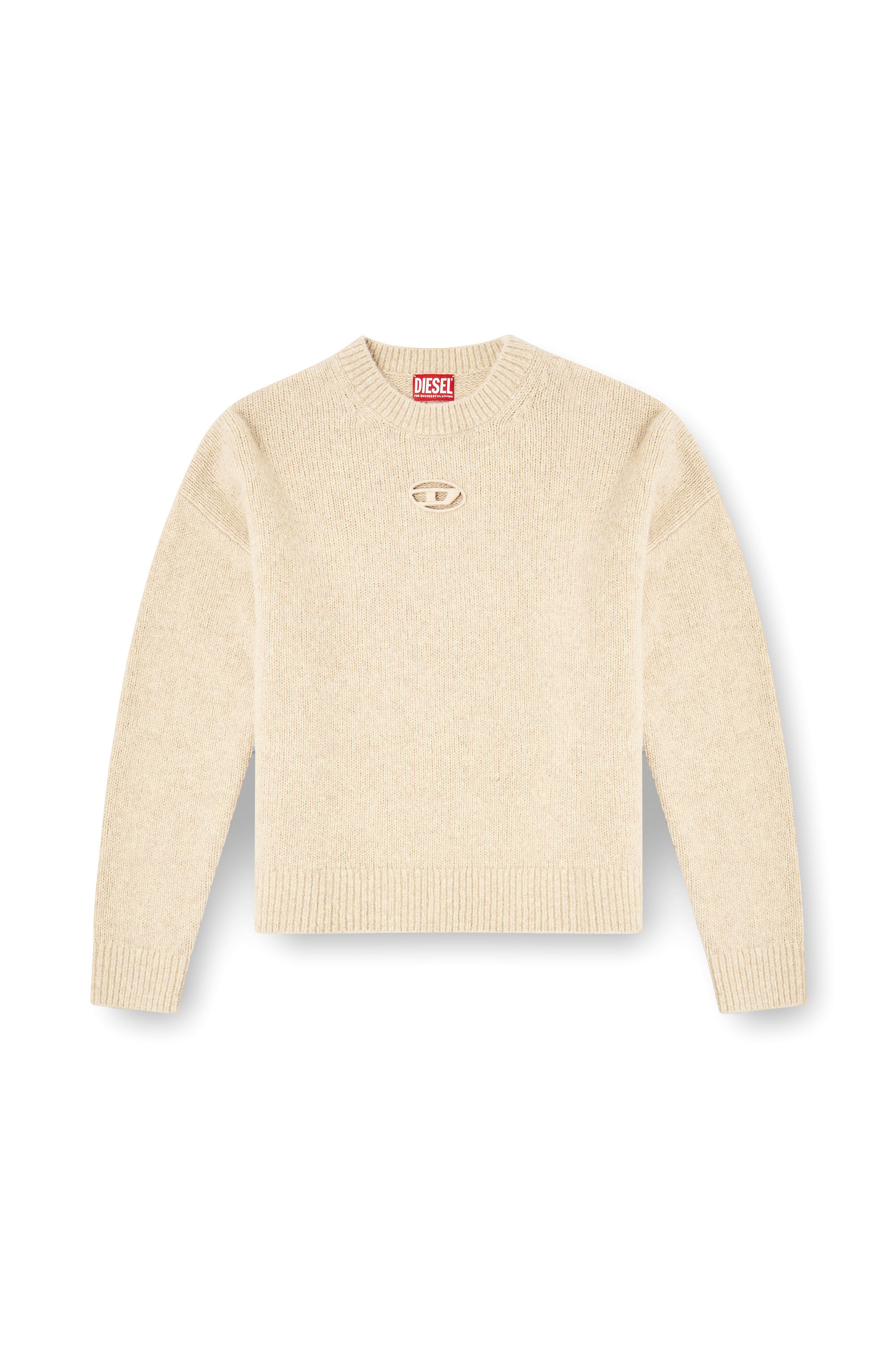 Women's Jumper in wool and alpaca blend | Beige | Diesel