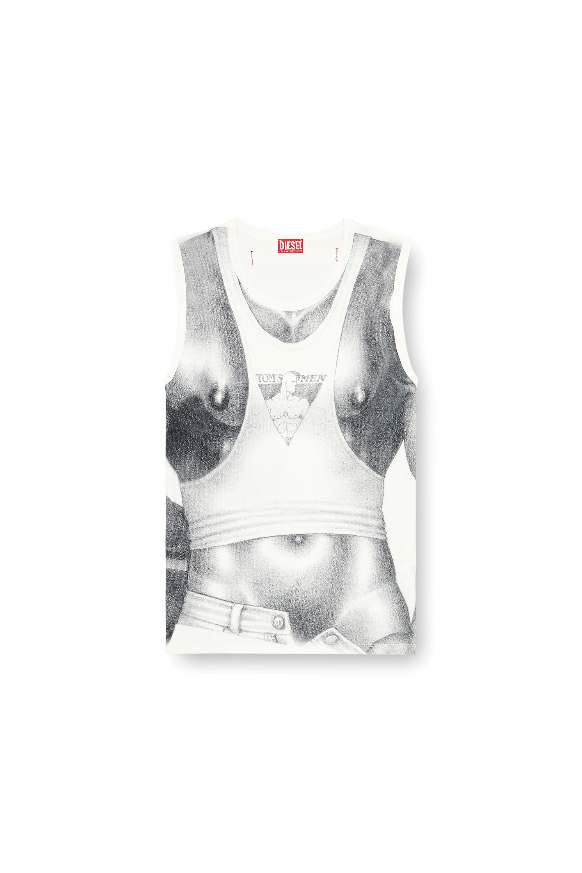 期間限定 数量限定 | print all-over with top Tank Women's White Diesel | トップス