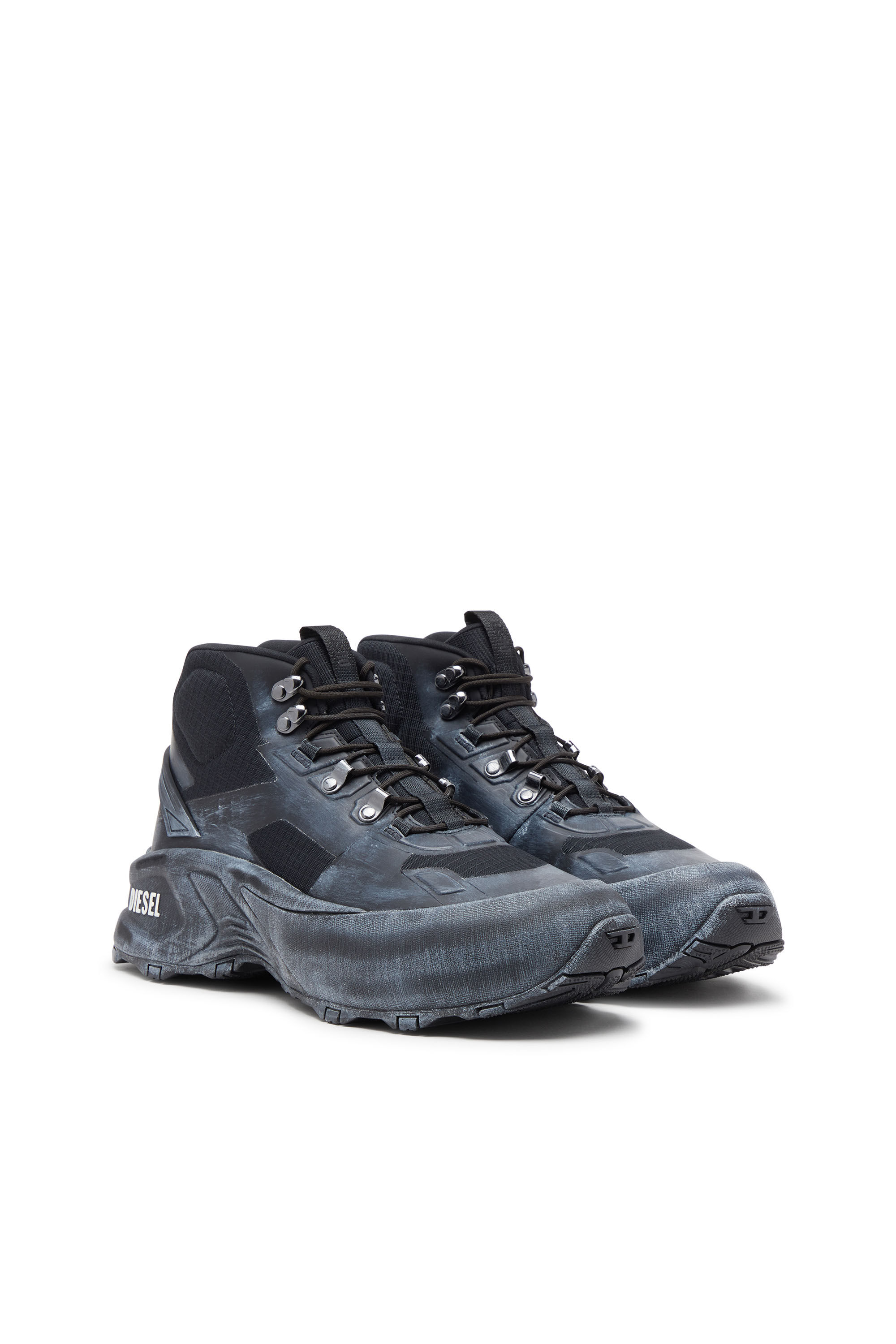 Diesel - D-CAGE HIKING, Man's D-Cage Hiking - Sneakers in Black - 2