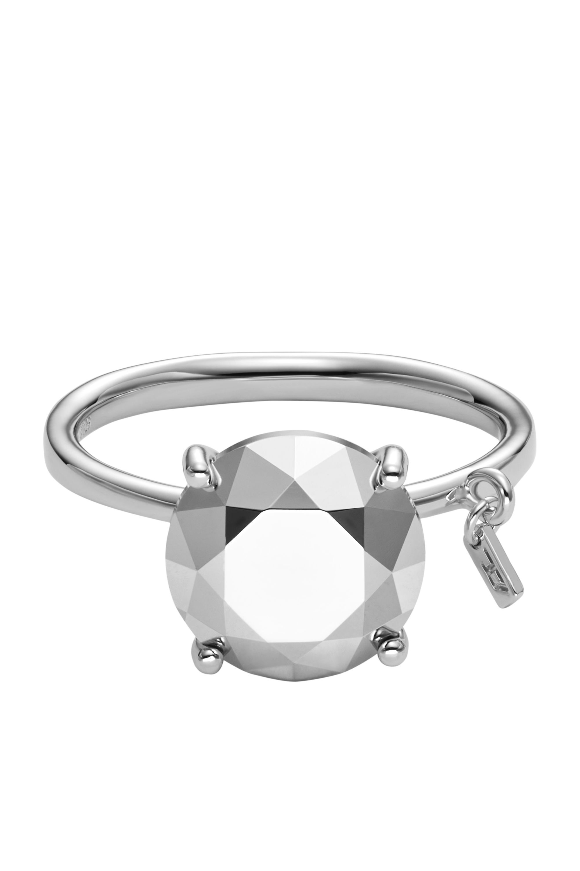 【DIESEL】すぐ届く★Diamond Cut Sterling Silver Ring Women's Diamond Cut Sterling Silver Ring | Silver | Diesel