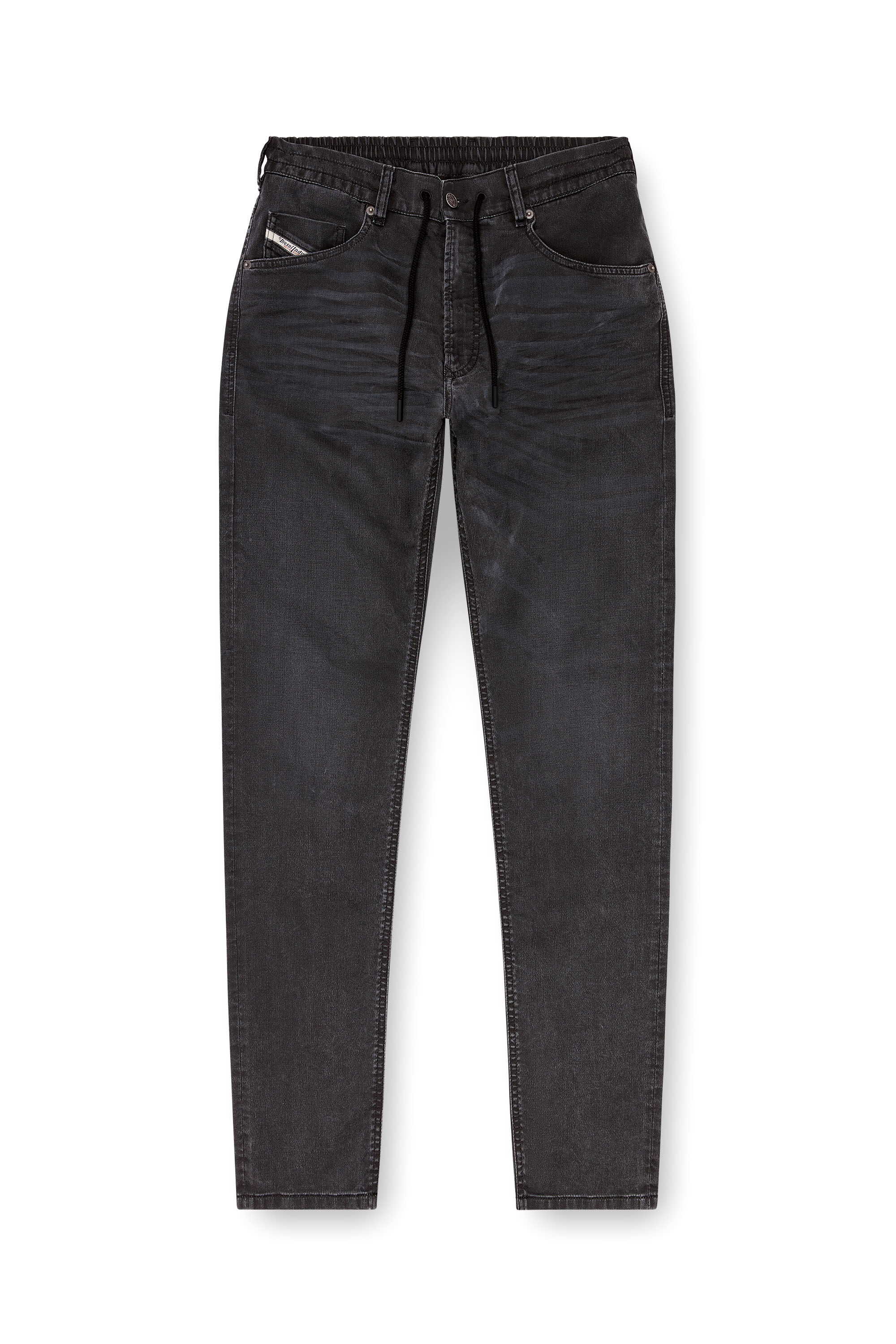 Diesel - Man's Regular 2032 D-Krooley Joggjeans® 09J75, Black - 2