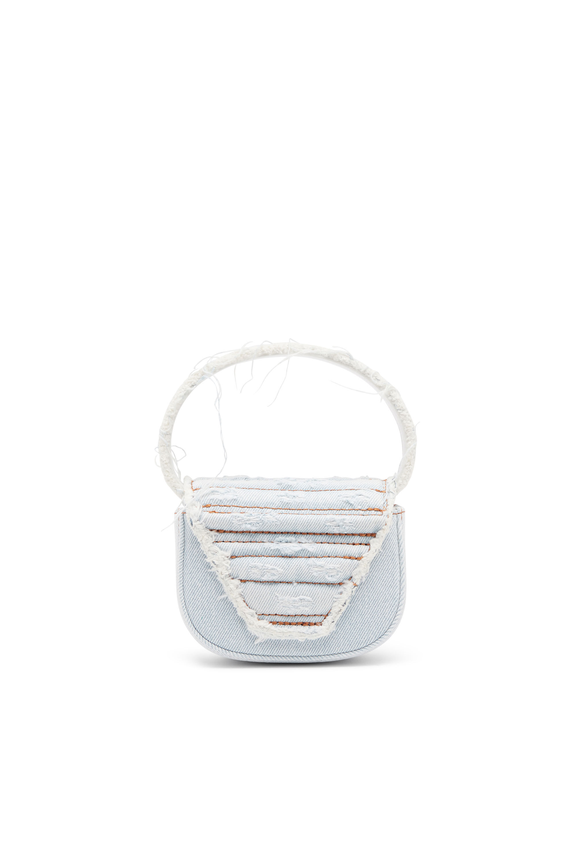 すぐ届く！DIESEL デニムミニショルダーバッグ 1DR XS Women's 1DR XS-Iconic mini bag in denim and leather | Blue