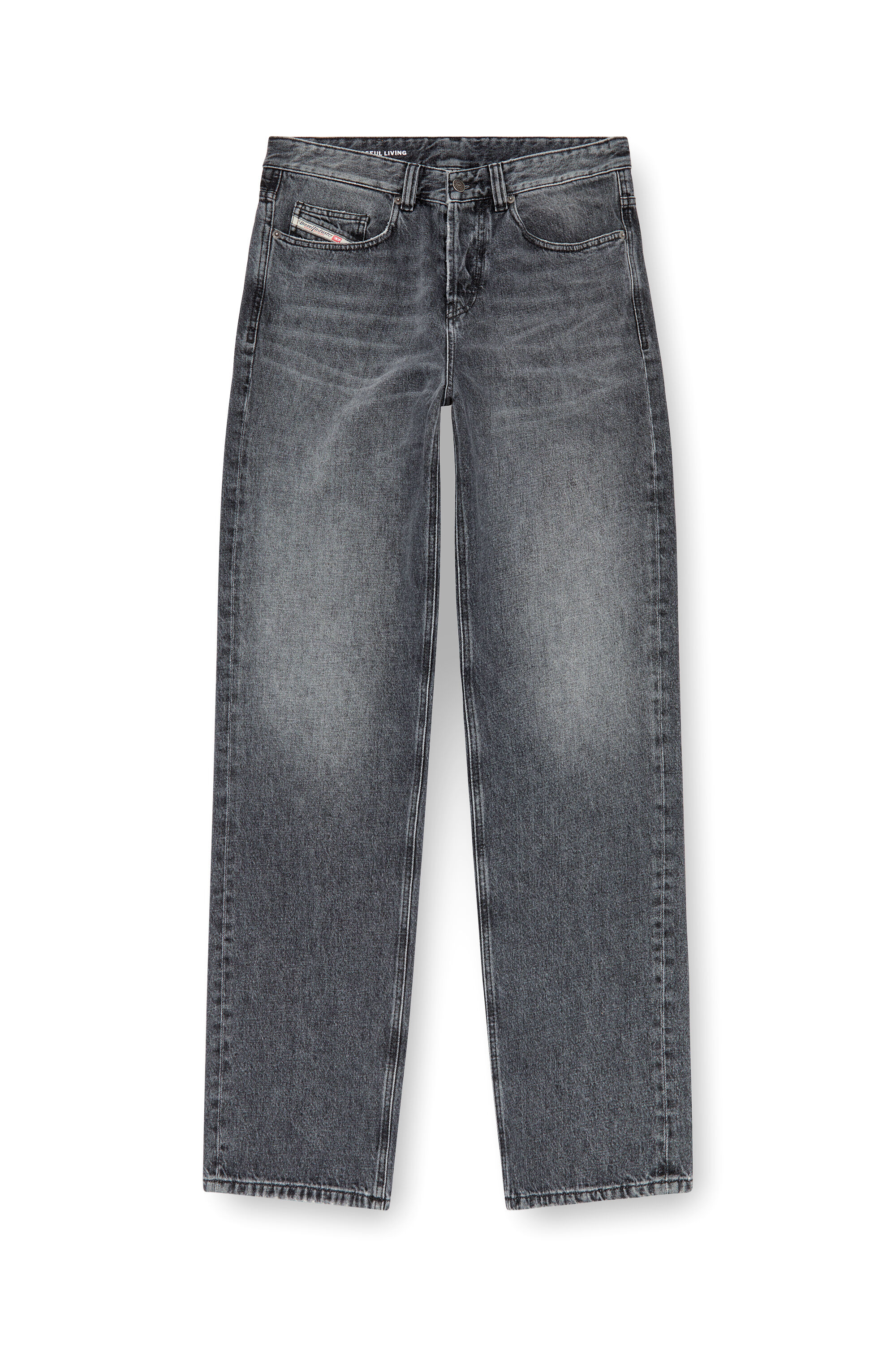 Straight Baggy Jeans 2001 D-Macro | Dark Grey | Diesel