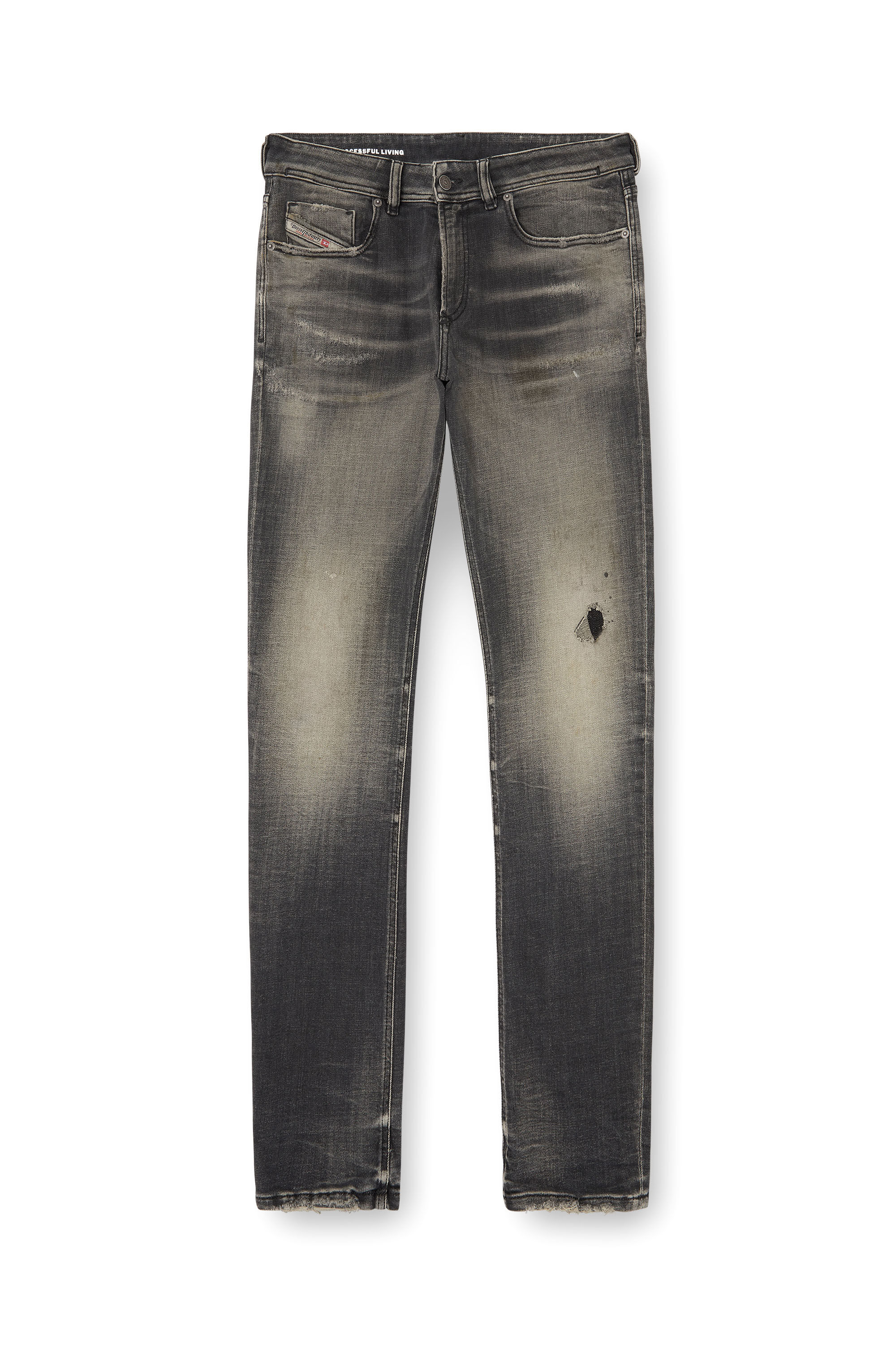 Diesel - Man's Skinny Jeans 1979 Sleenker 09K56, Black/Dark grey - 2