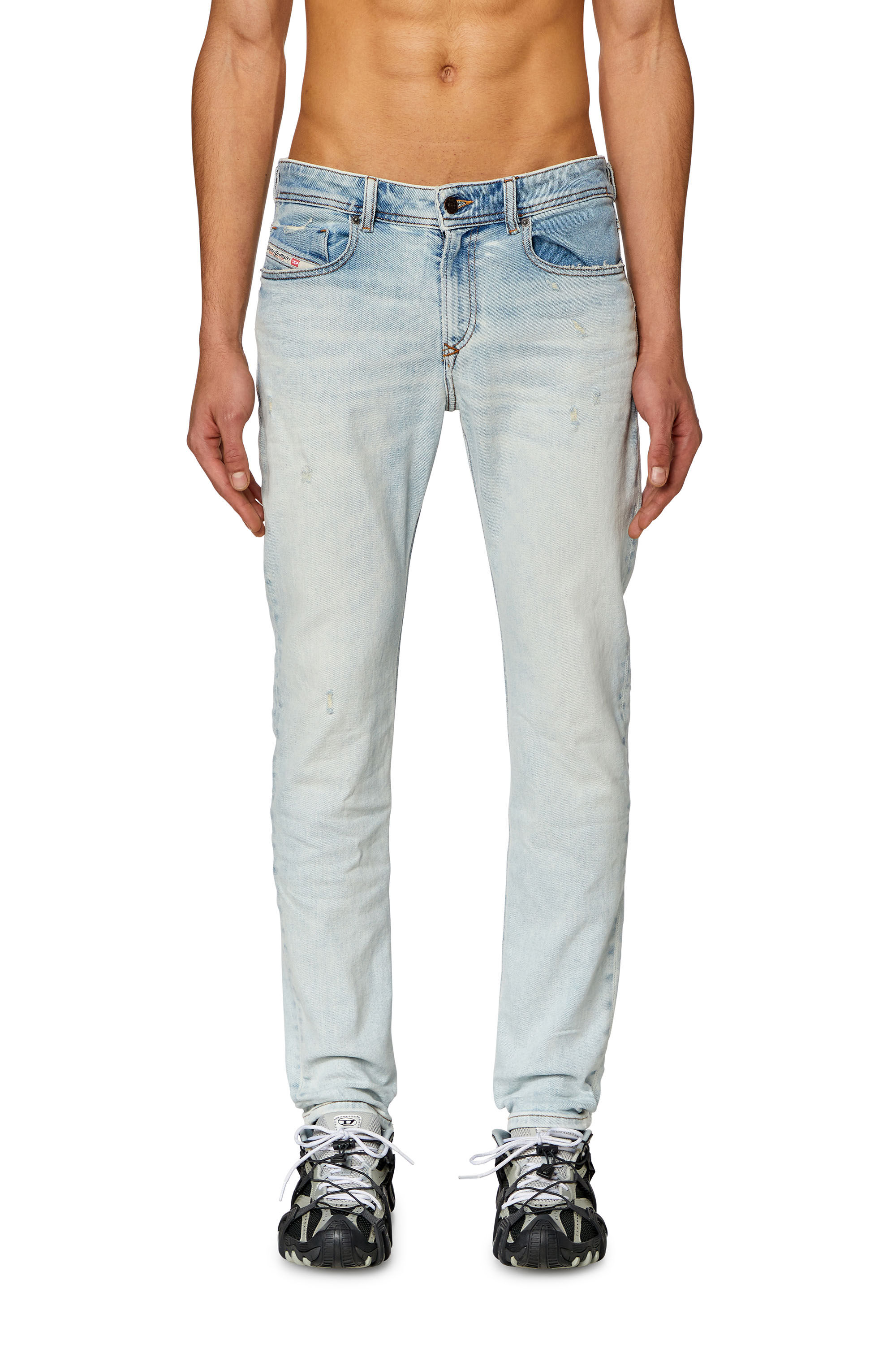 Purple Brand Light Indigo Mechanic Dirty Jeans – Puffer Reds