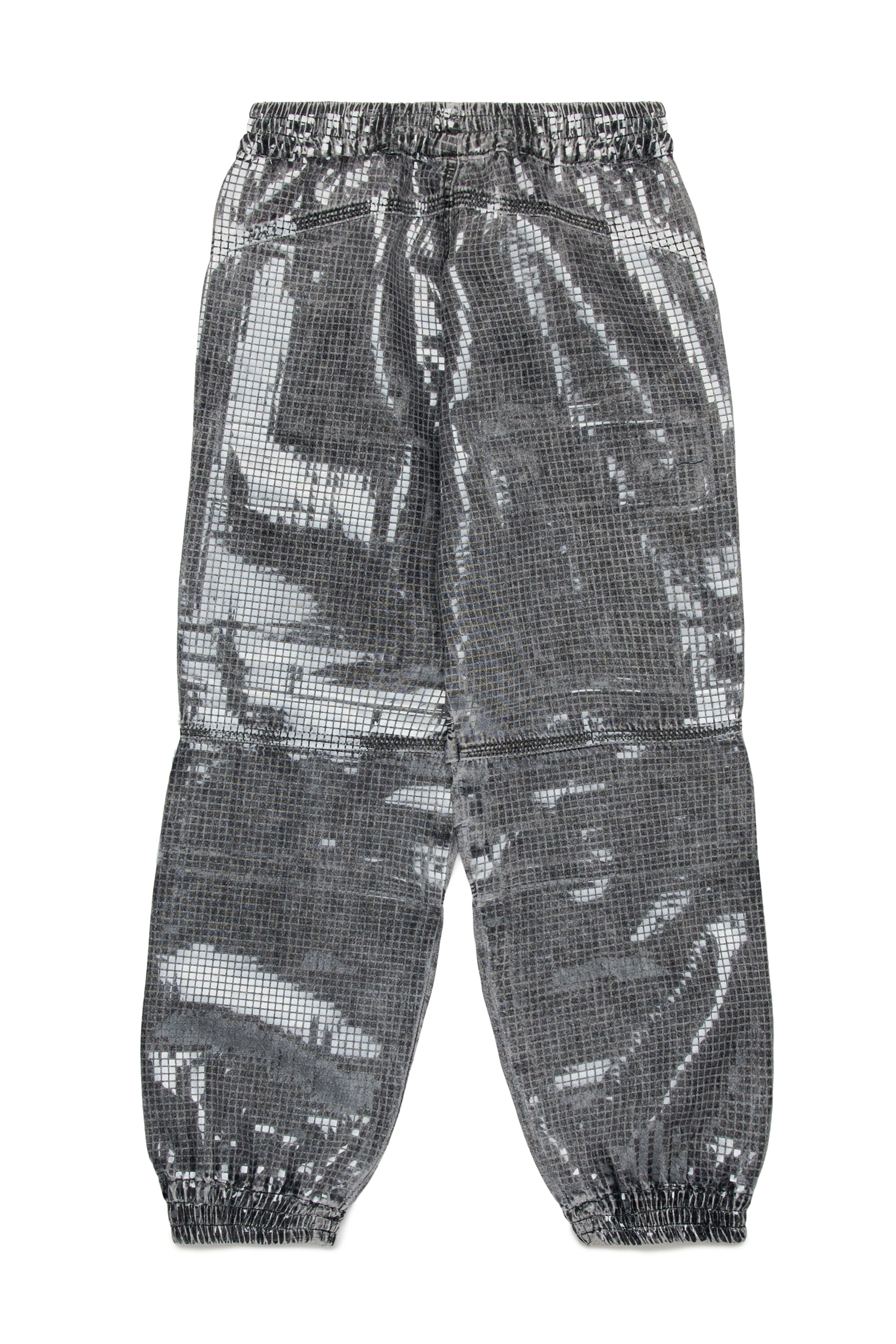Sequin-denim cargo pants | Black | 4-16 YEARS Girls | Diesel