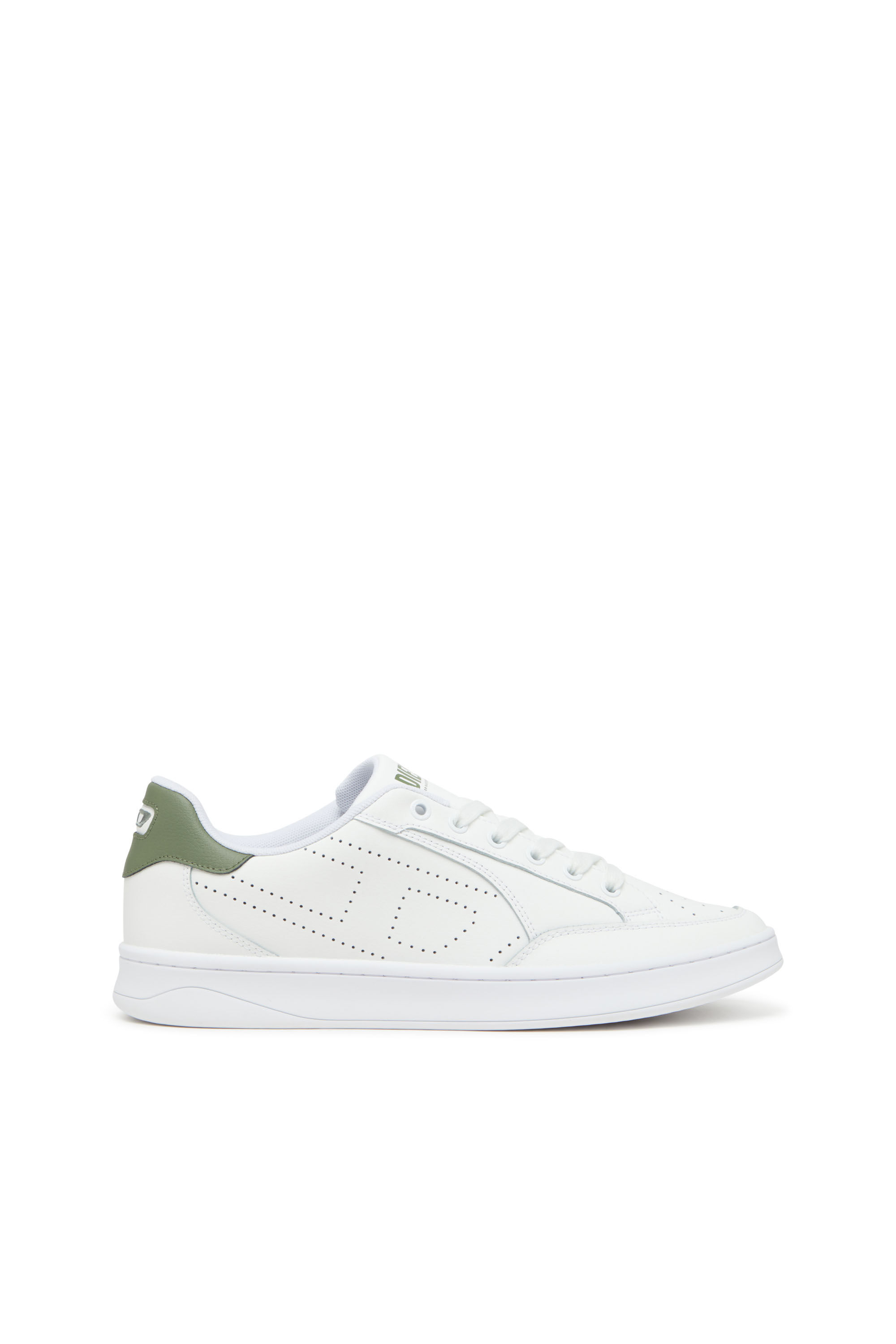369ティー　 Men's S-Dakota-Leather sneakers with perforated logo | Black