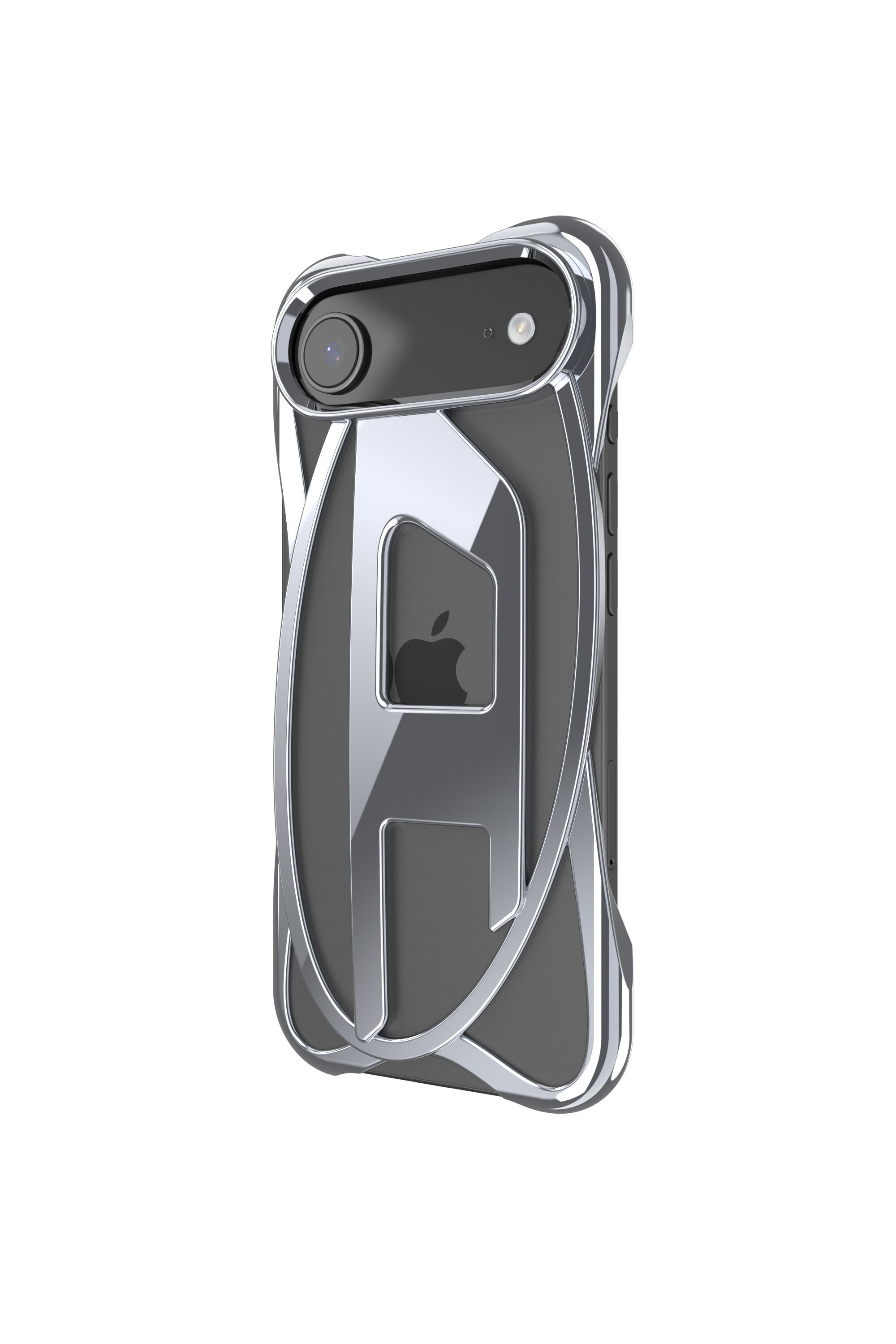 DIESEL CAGED D CASE iPhone 17 Air用 Women's Caged D glossy case for iPhone 17 Air | Grey | Diesel