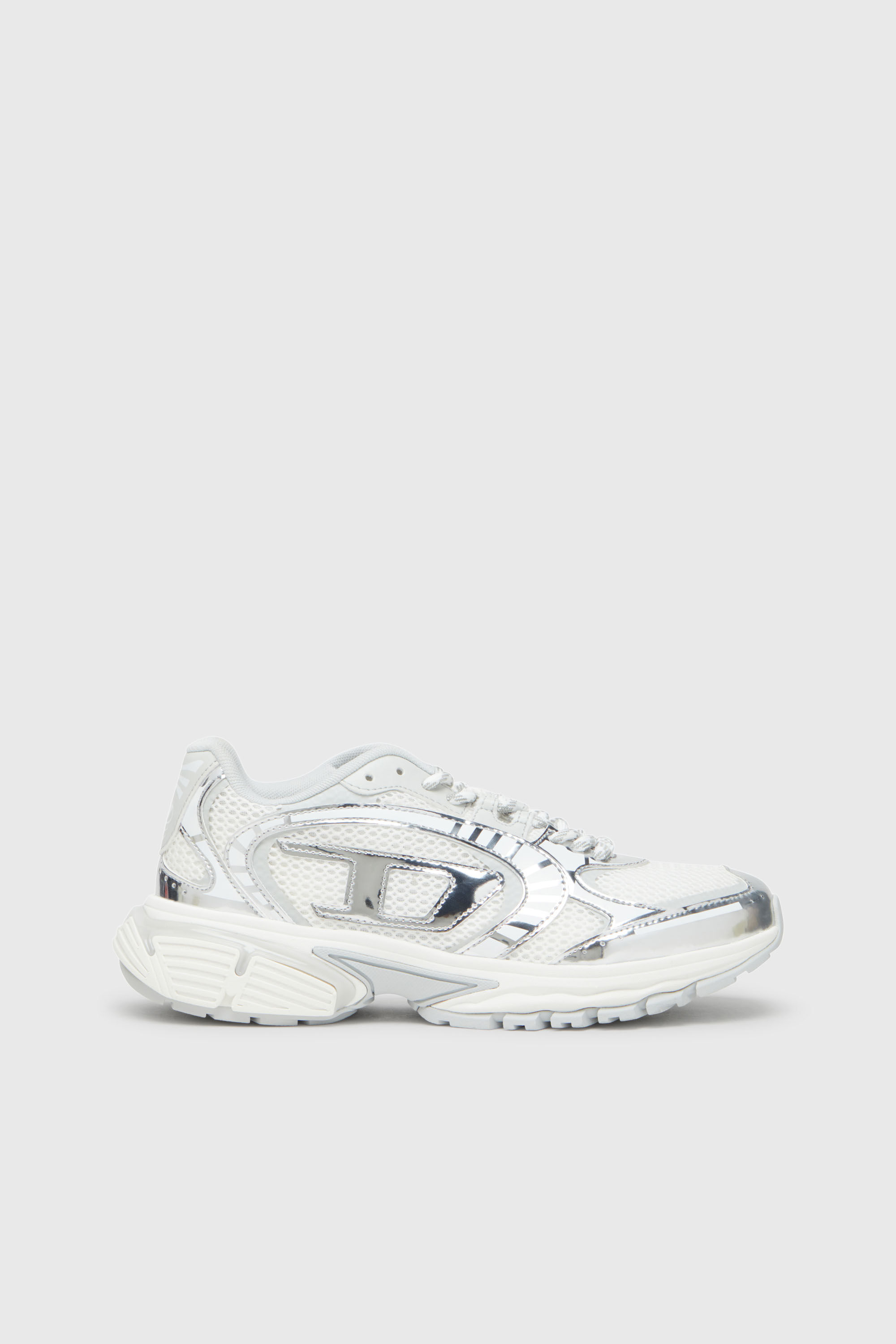 Women's S-Pro-V-Dense-Metallic mesh sneakers with Oval D logo