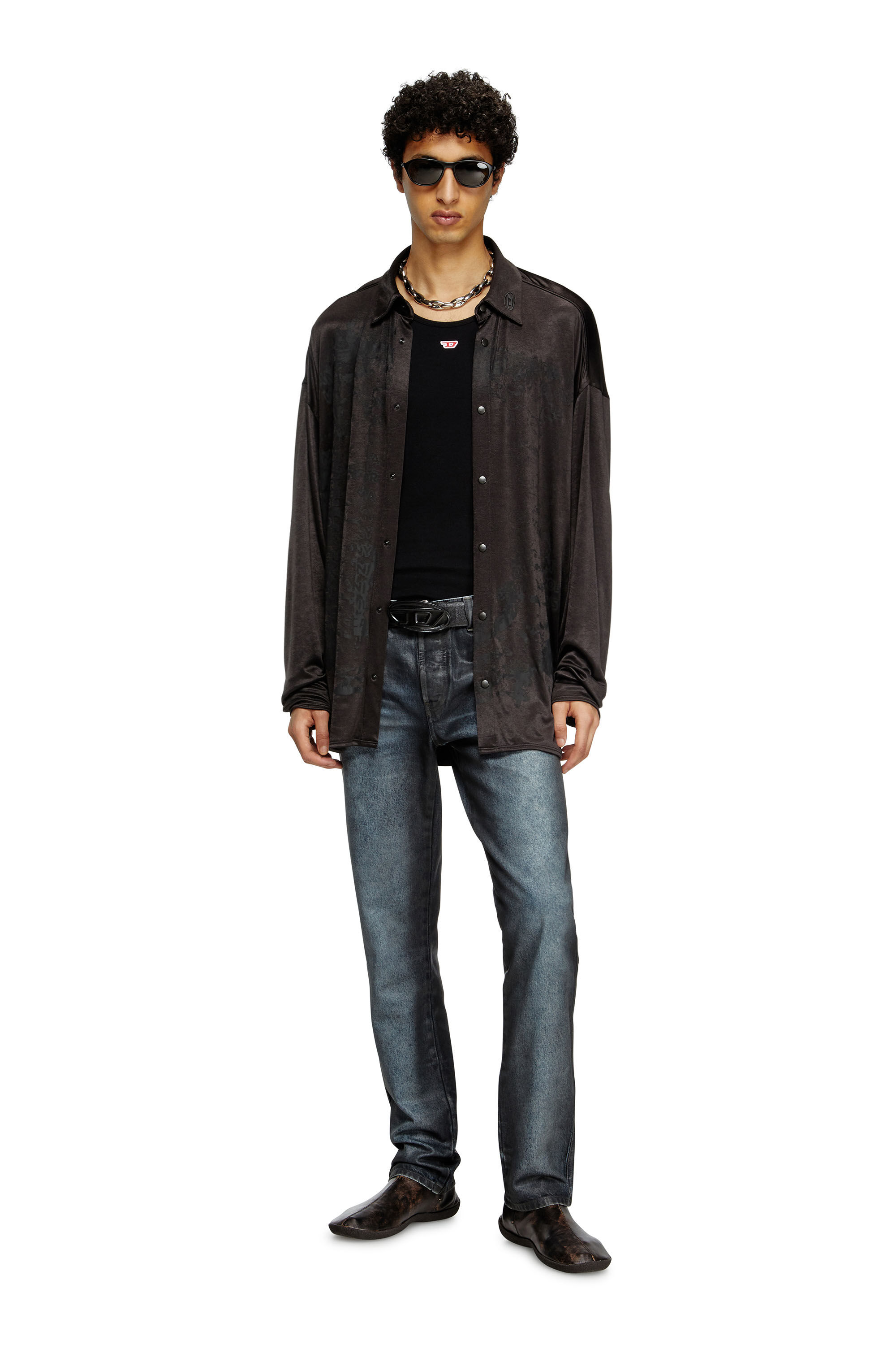 Men's Slim Jeans | Black/Dark grey | Diesel 1993 D-Vyl