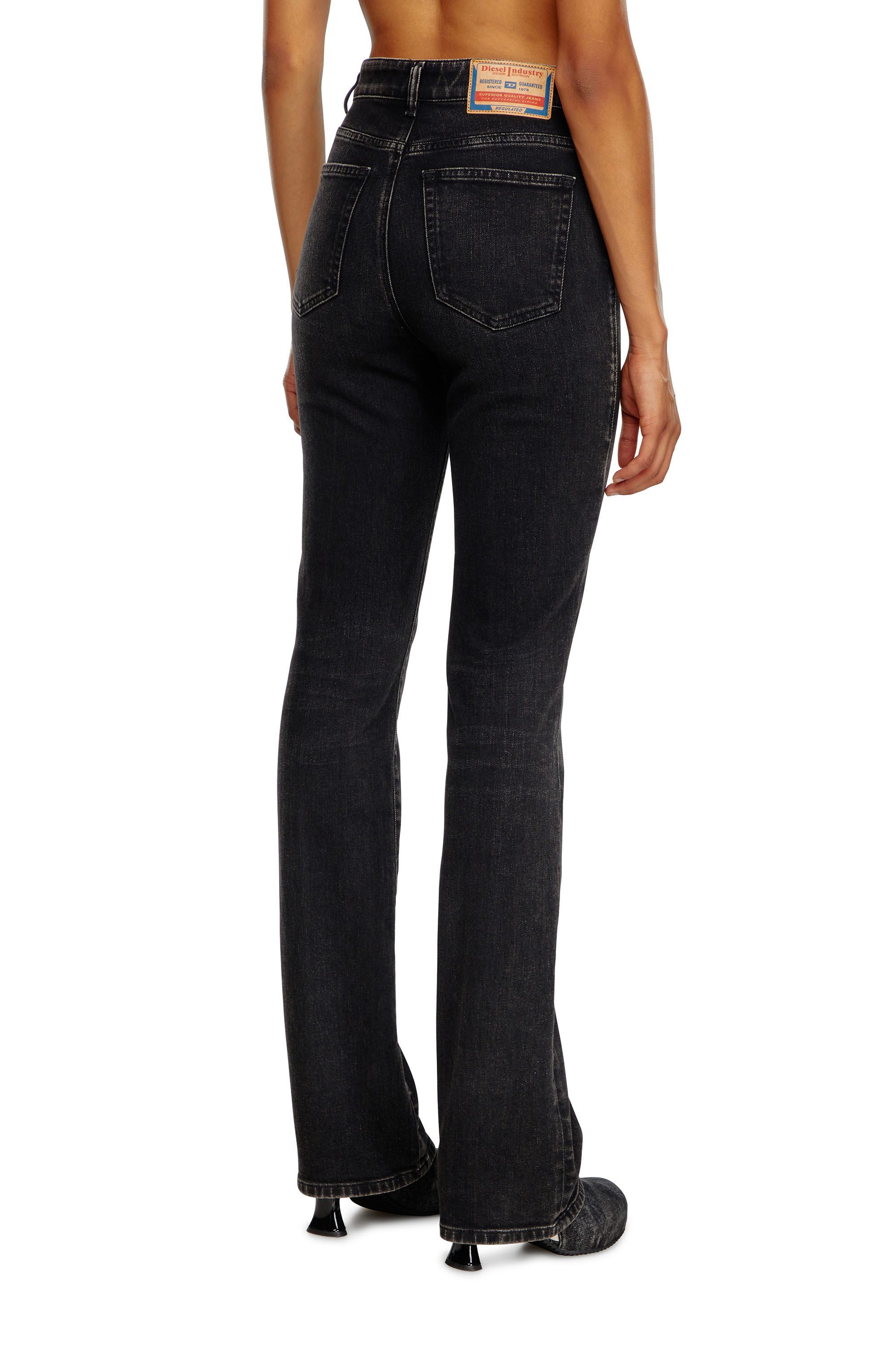 Women's Bootcut Jeans | Black/Dark grey | Diesel 2003 D-Escription