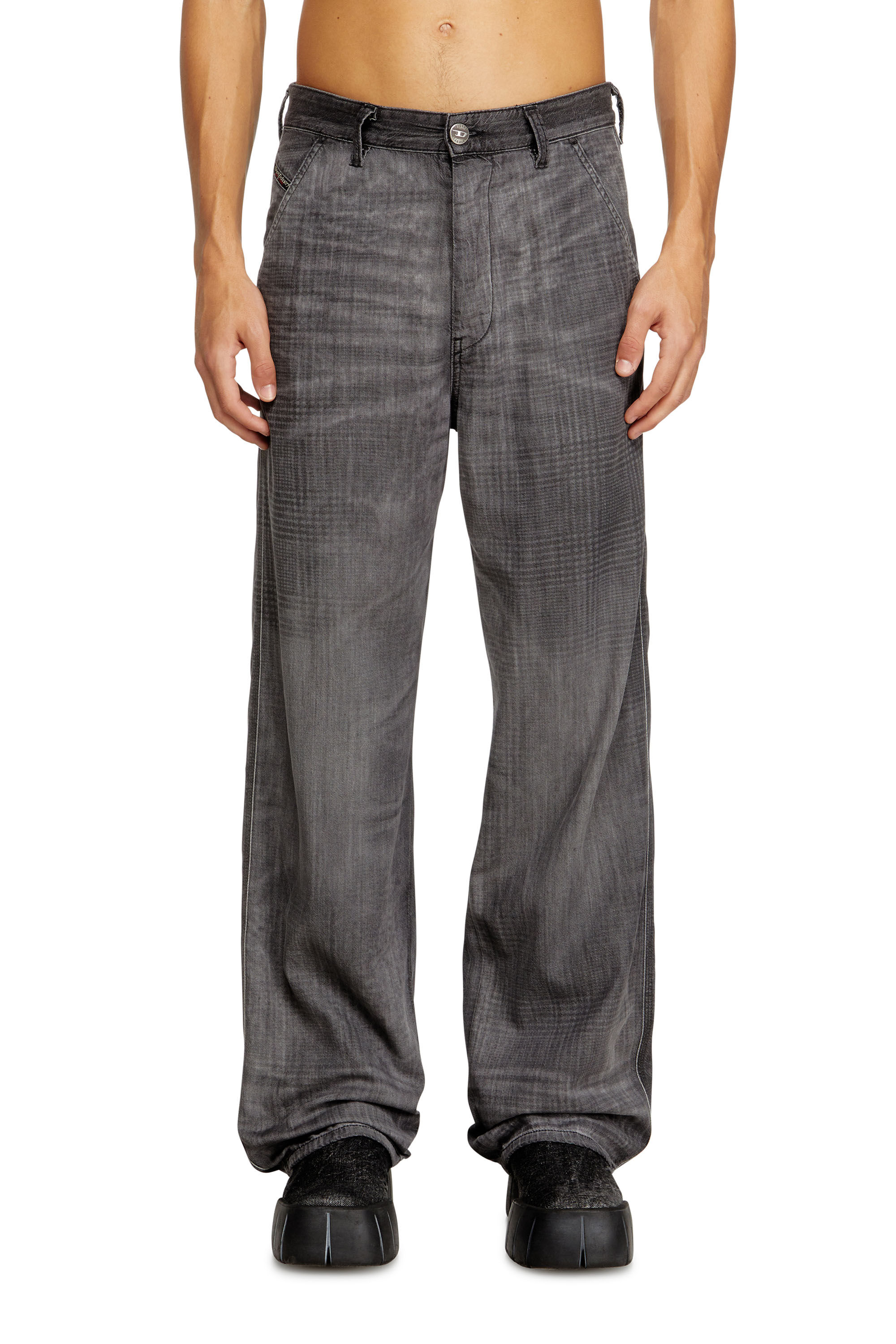 Women's Regular Jeans | Regular Waist D-Phant-chino | Grey | Diesel TR