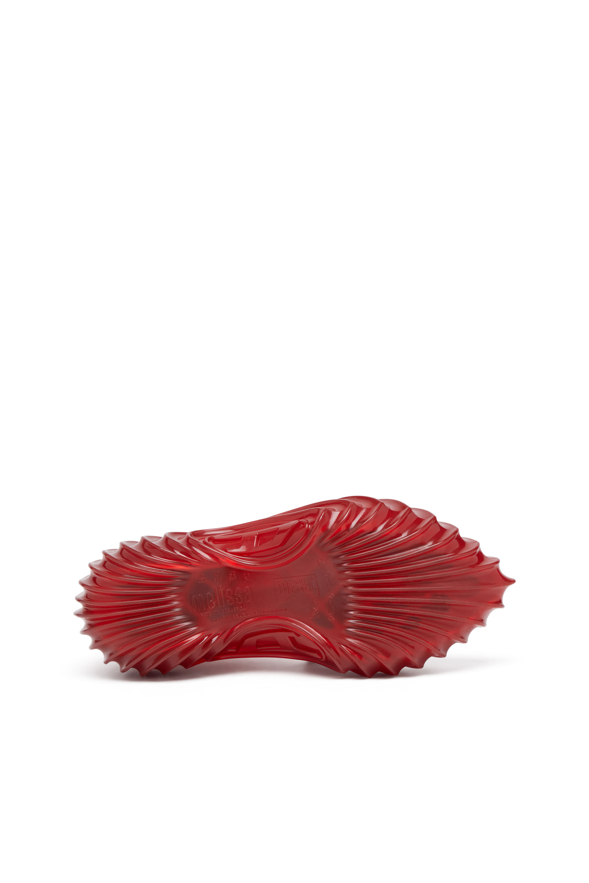 Diesel - MELISSA QUANTUM SNEAKERS X, Unisex's Slip-on sneaker in Melflex&reg; in Red - 5