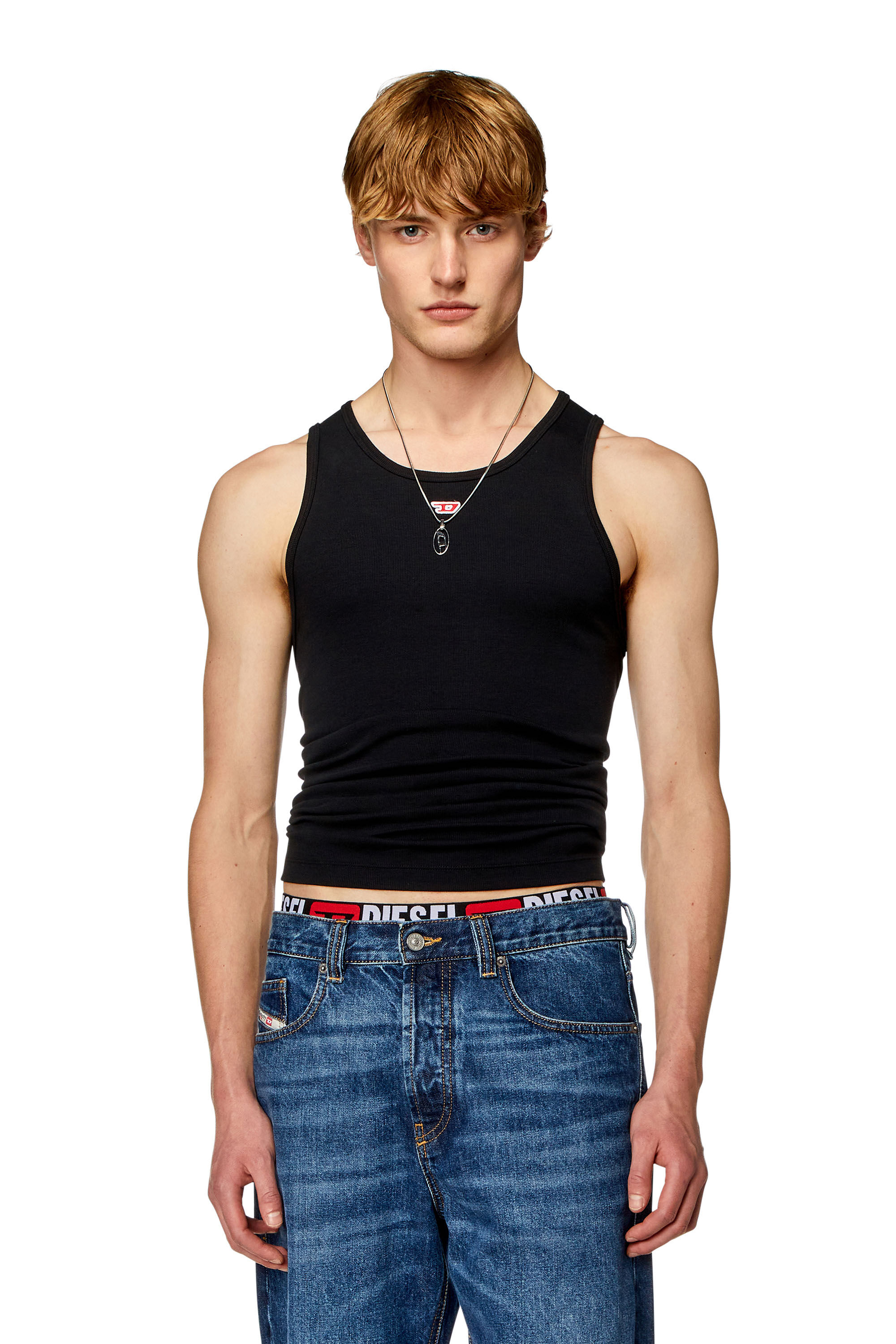 T-LIFTY-D Man: Tank top with mini D logo patch | Diesel