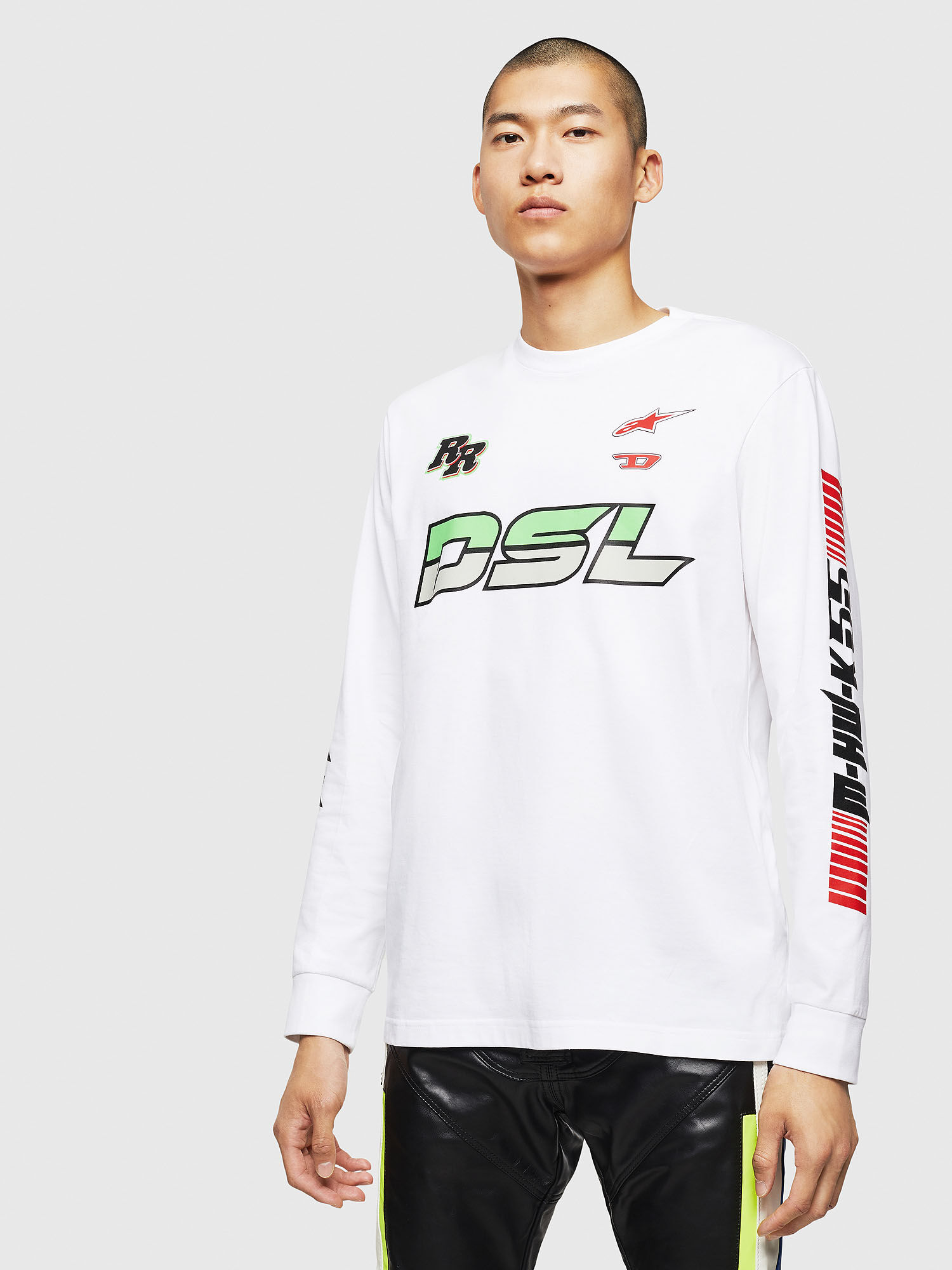 Diesel men's long sleeve t shirts clearance