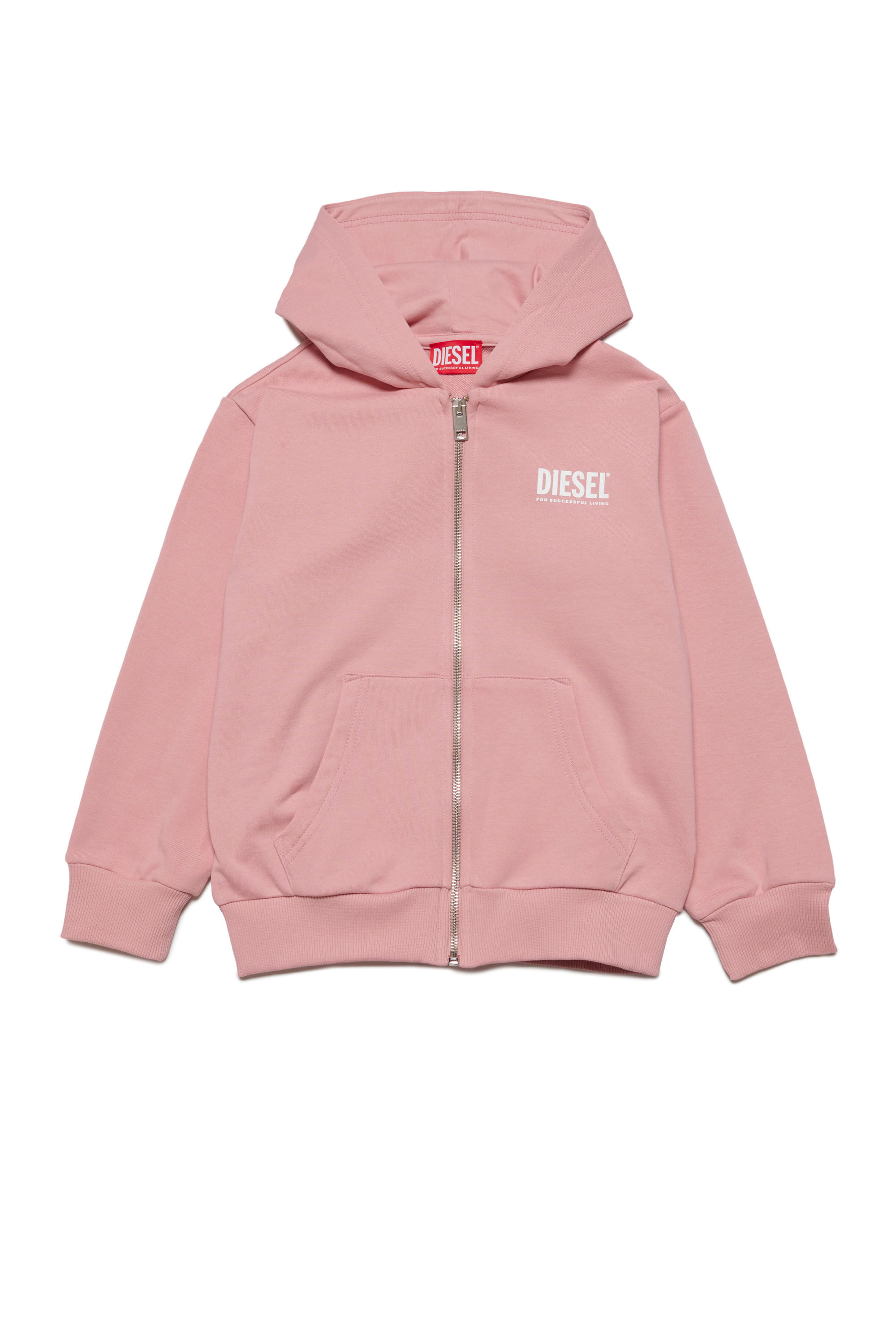 Pink best sale diesel hoodie