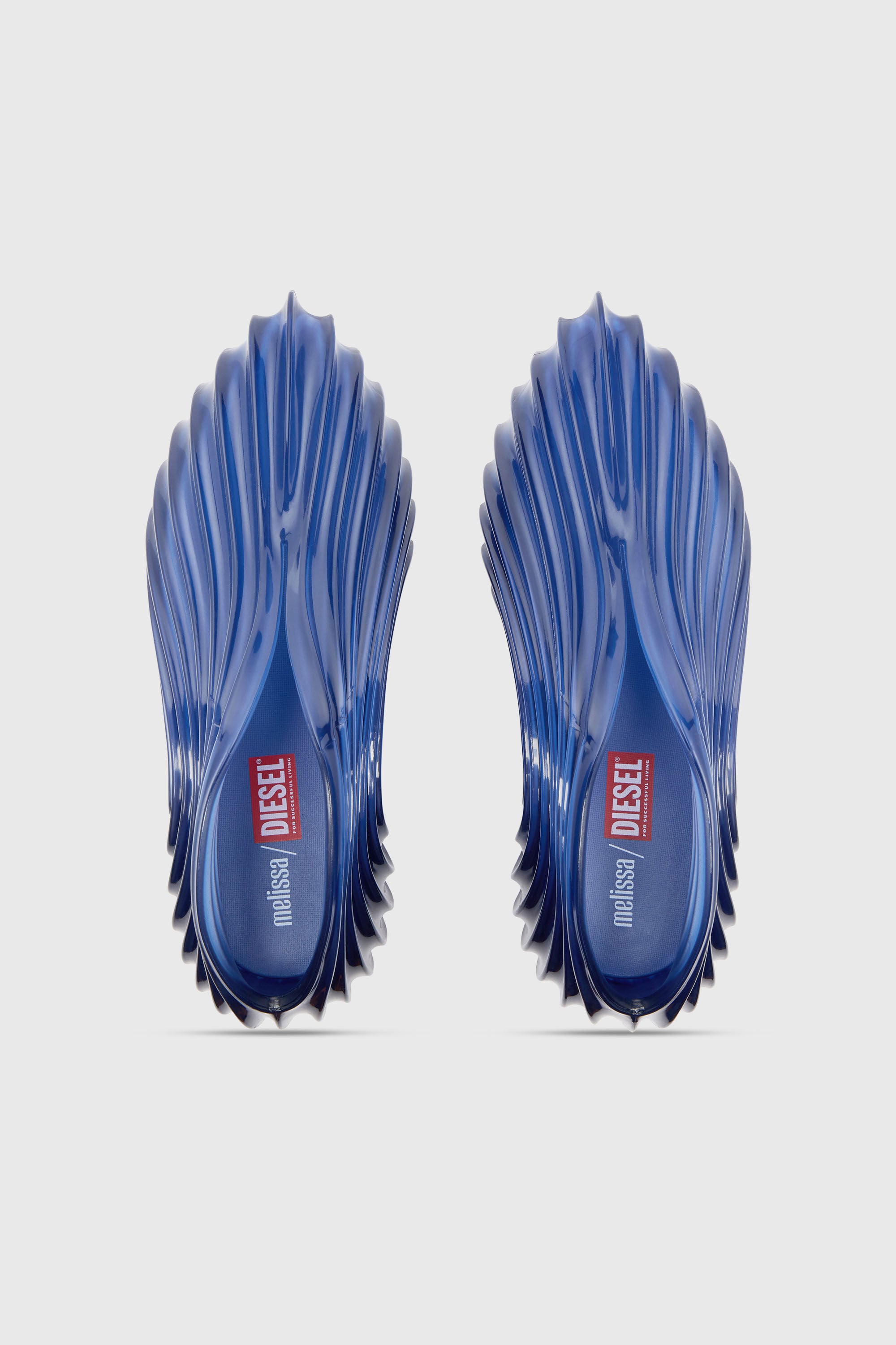 Diesel - MELISSA QUANTUM SNEAKERS X, Unisex's Slip-on sneaker in Melflex&reg; in Blue - 4