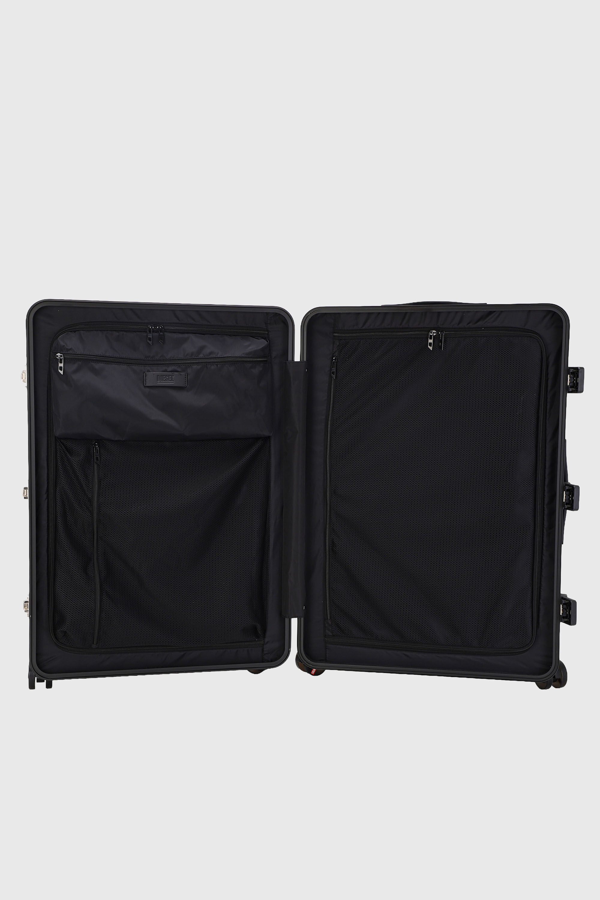 Diesel - DIESEL PC STRONG IMAGE TROLLEY- DSL003, Unisex's Rugged suitcase size L in Black - 4