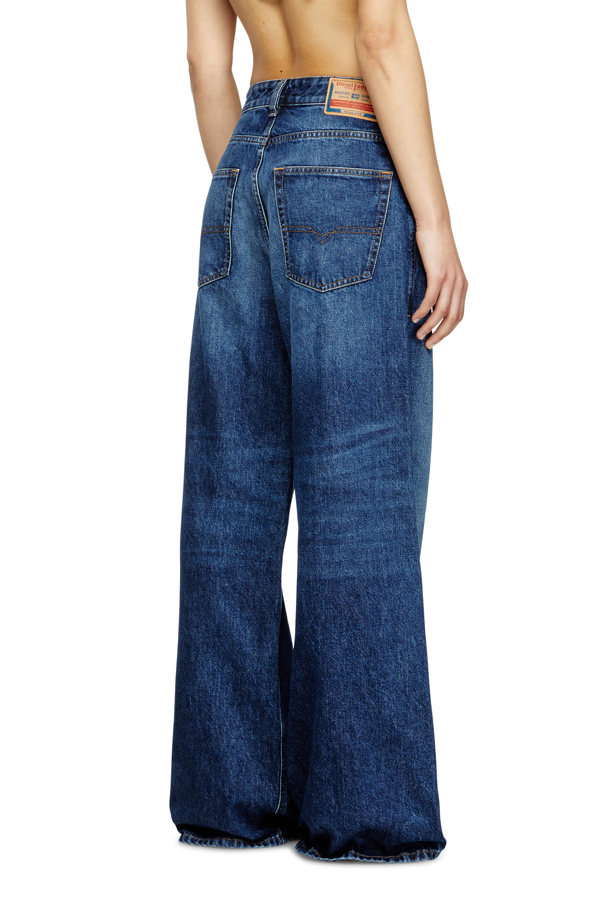 Women's Relaxed Jeans | Dark Blue | Diesel 1996 D-Sire