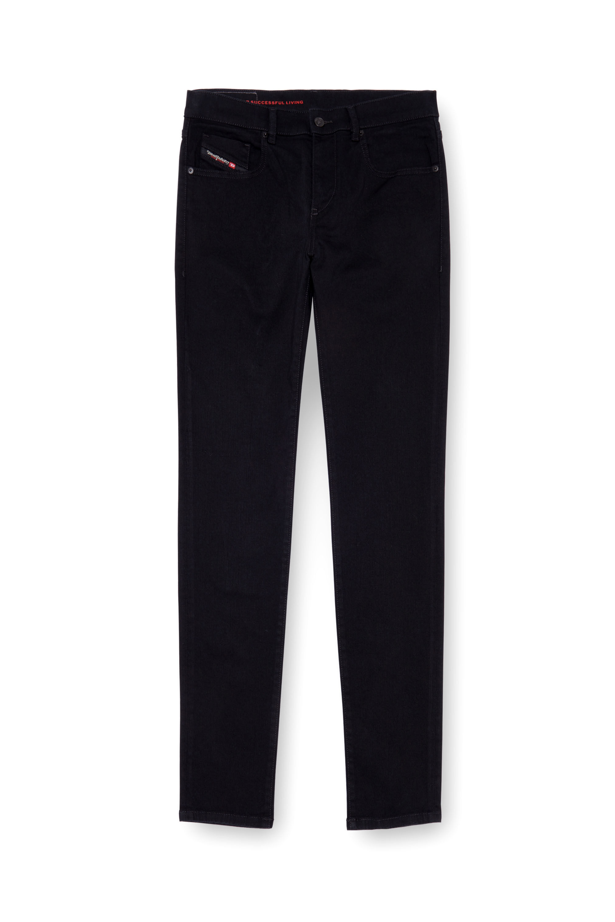 ☆BADBLOOD☆ 2019 D STRUCK DENIM PANTS BLACK A03558069YP02 2019 D-STRUKT Man Slim fit Jeans, stretch denim | Black/Dark