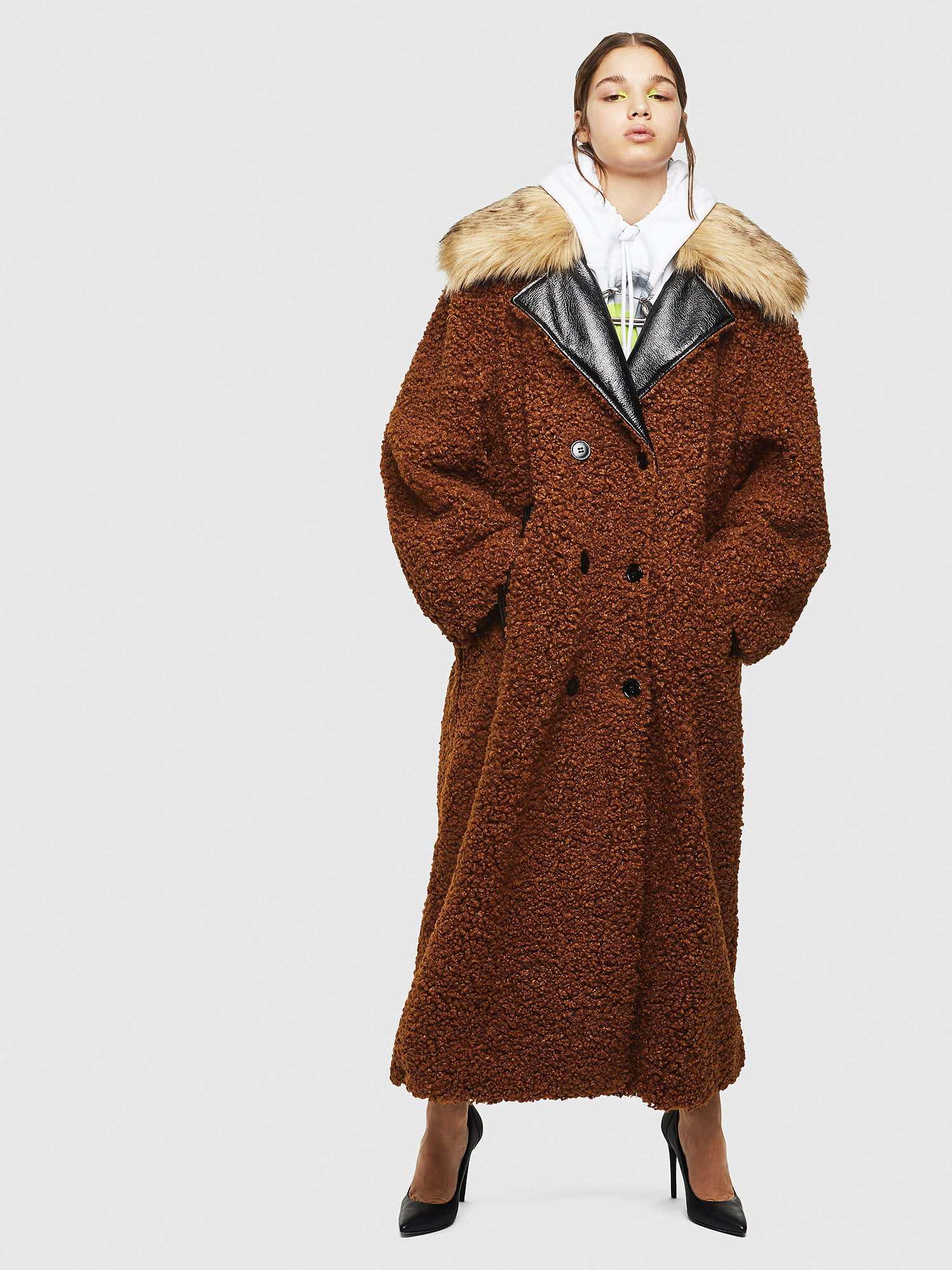 wolf fur collar