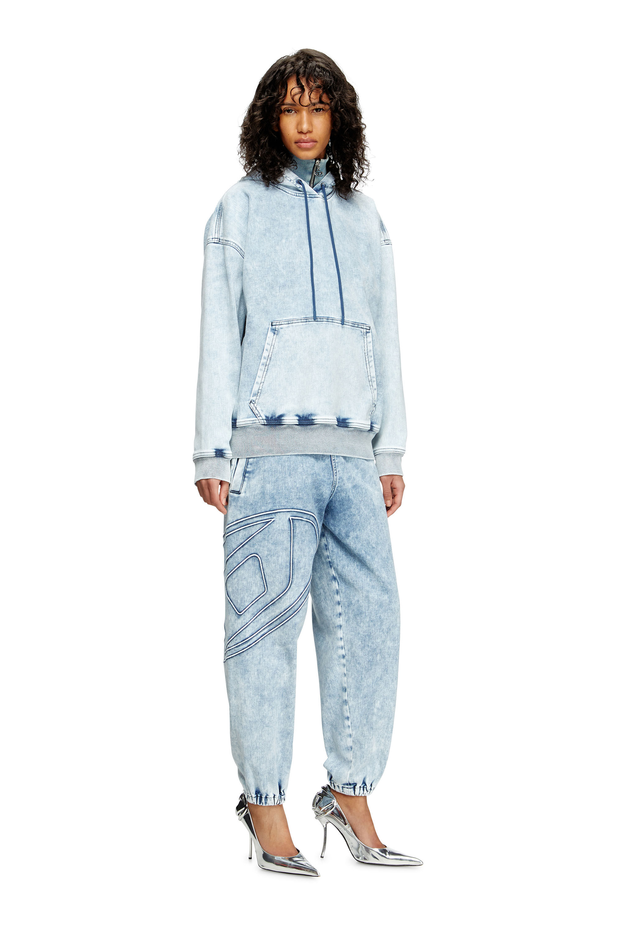Women's Slim Jeans | Light Blue | Diesel D-Pint Track Denim