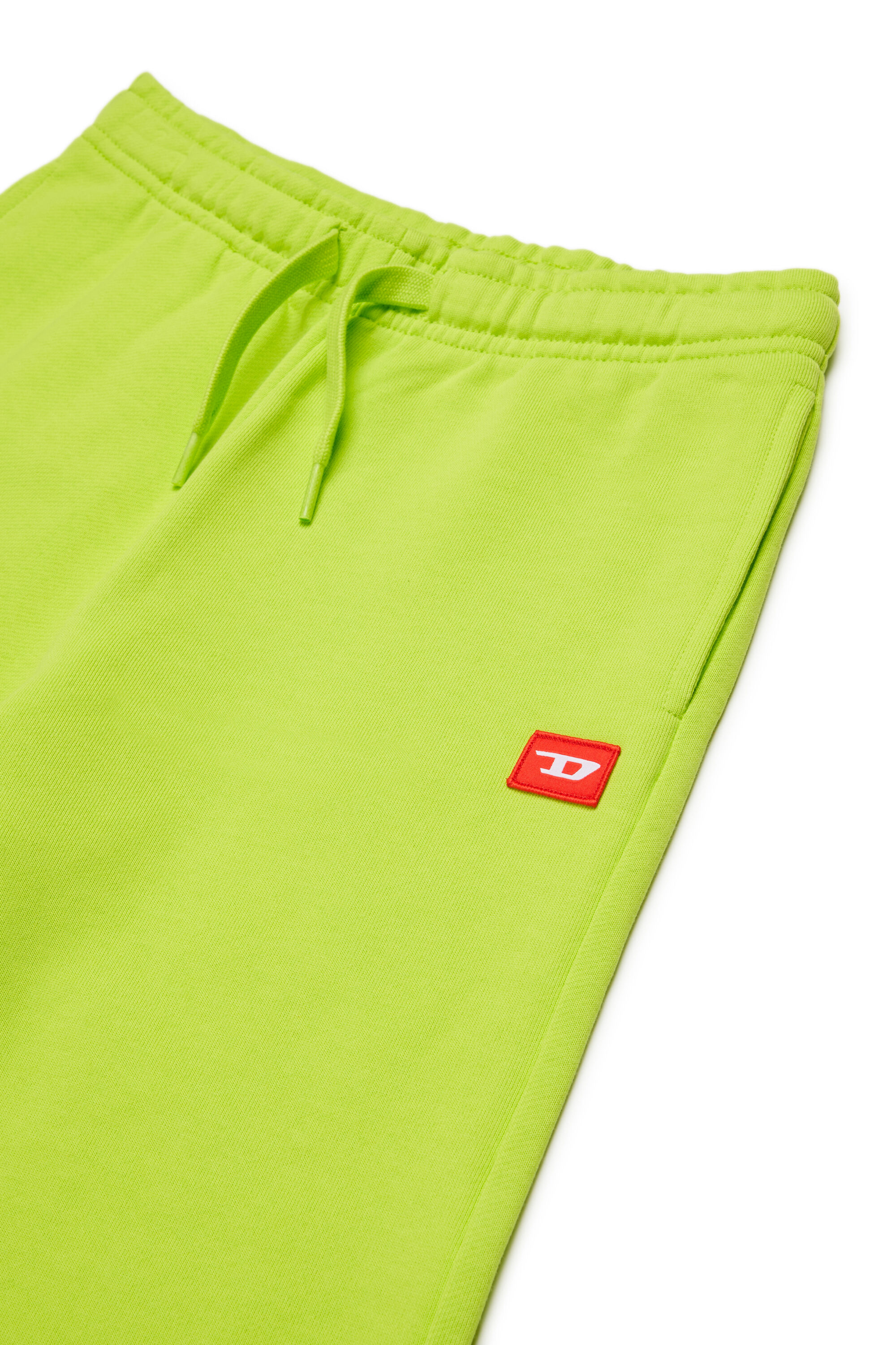 Diesel - PXGINSHORT, Unisex's Sweat shorts with logo patch in Green - 3
