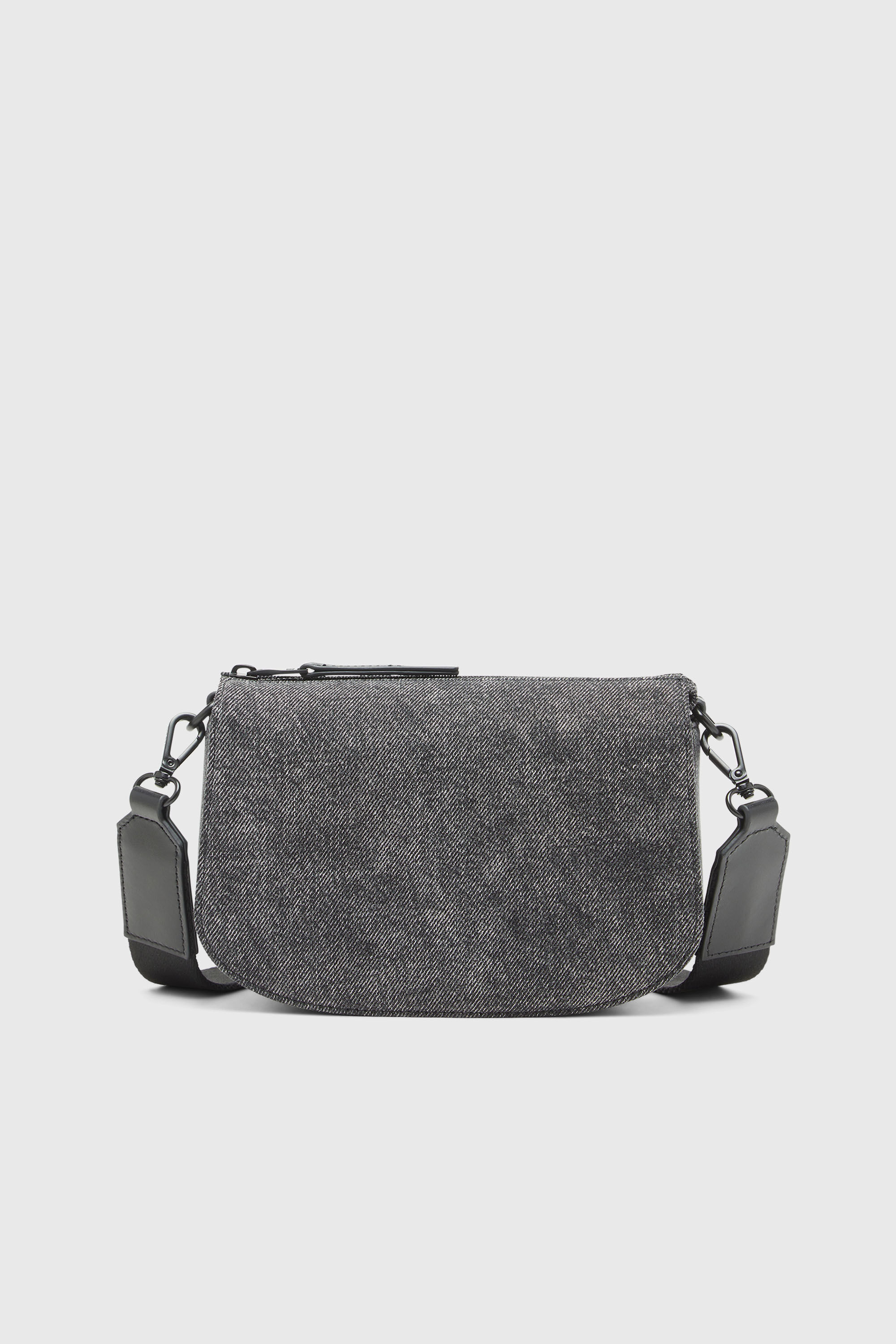 DIESEL 1DR ショルダーバッグ グレー デニム Women's 1DR-Camera bag in washed denim | Grey | Diesel {{Country}}