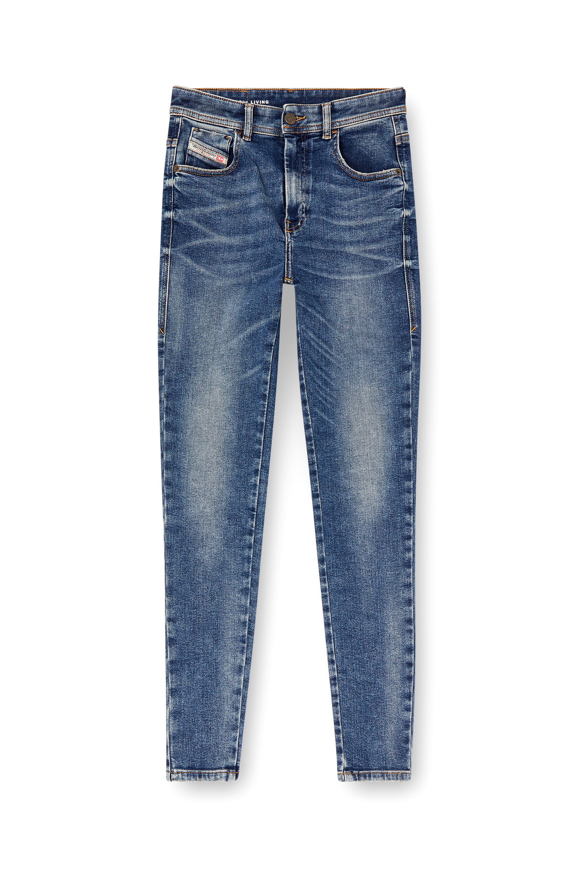 Diesel - Woman's Skinny Jeans 1984 Slandy-High 007Y9, Medium blue - 2