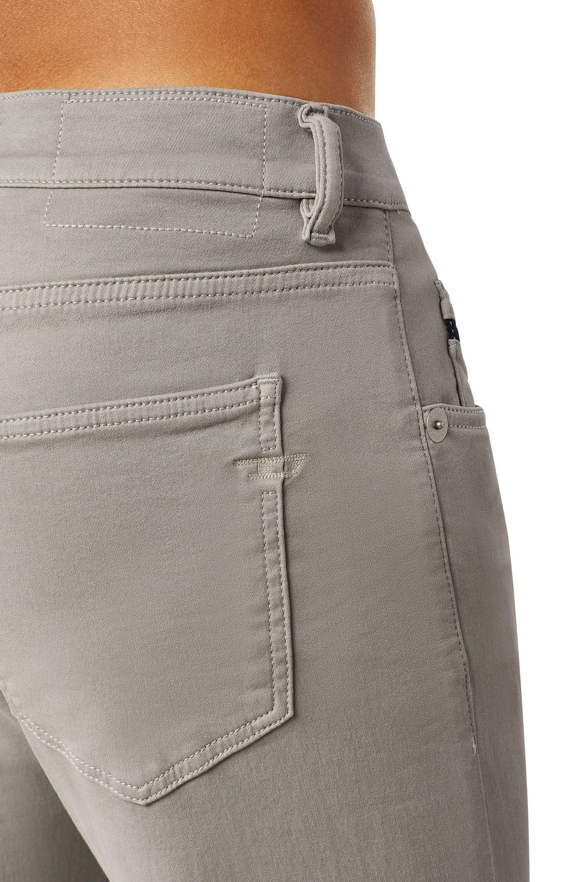 D-STRUKT-Z-NE Man Slim Colored Jeans | Light Grey | Diesel