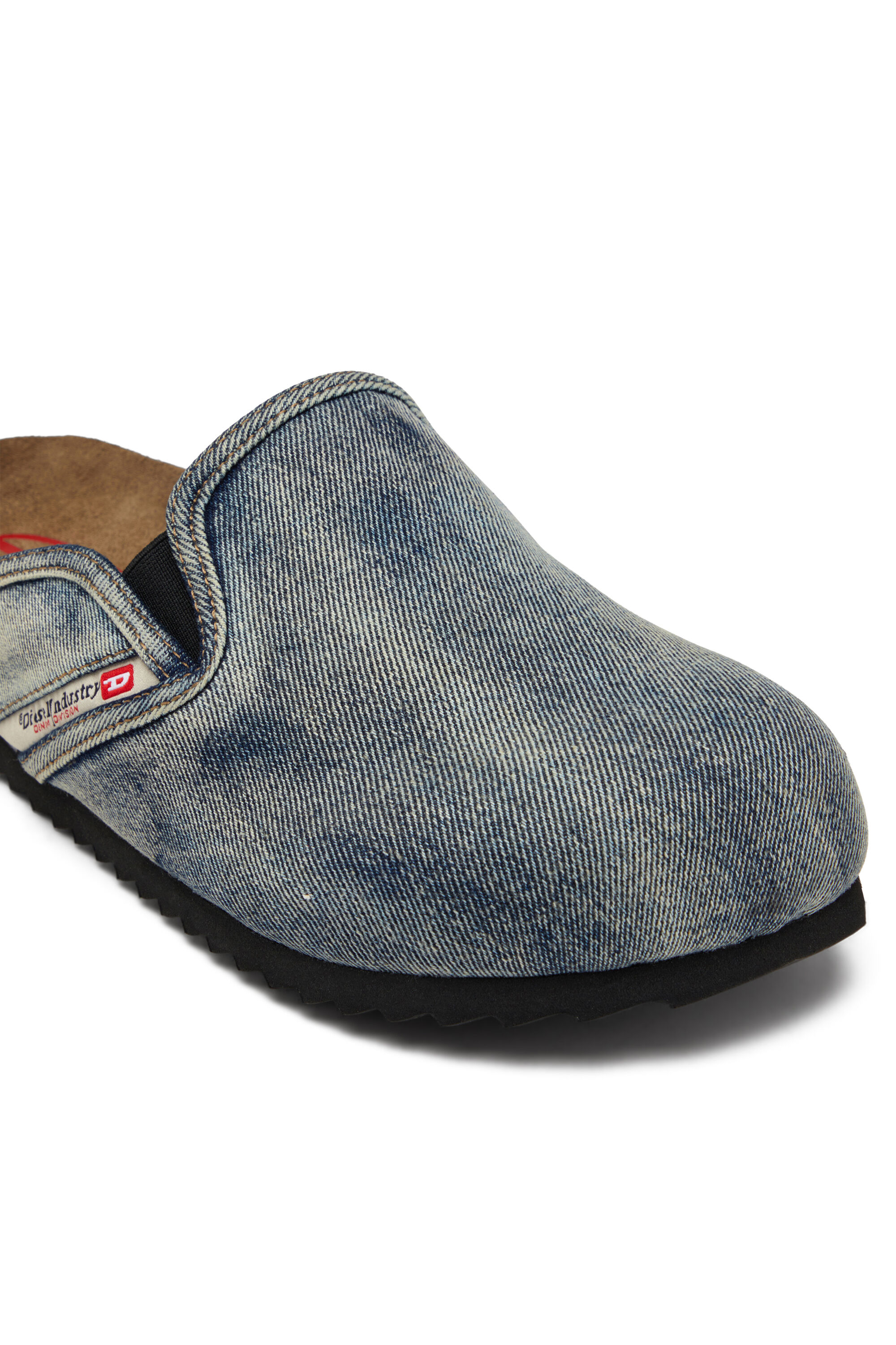 美品！Diesel D-Woodstock W 80mm デニムミュール Diesel D-Woodstock W 80mm デニムミュール | ブルー | FARFETCH JP